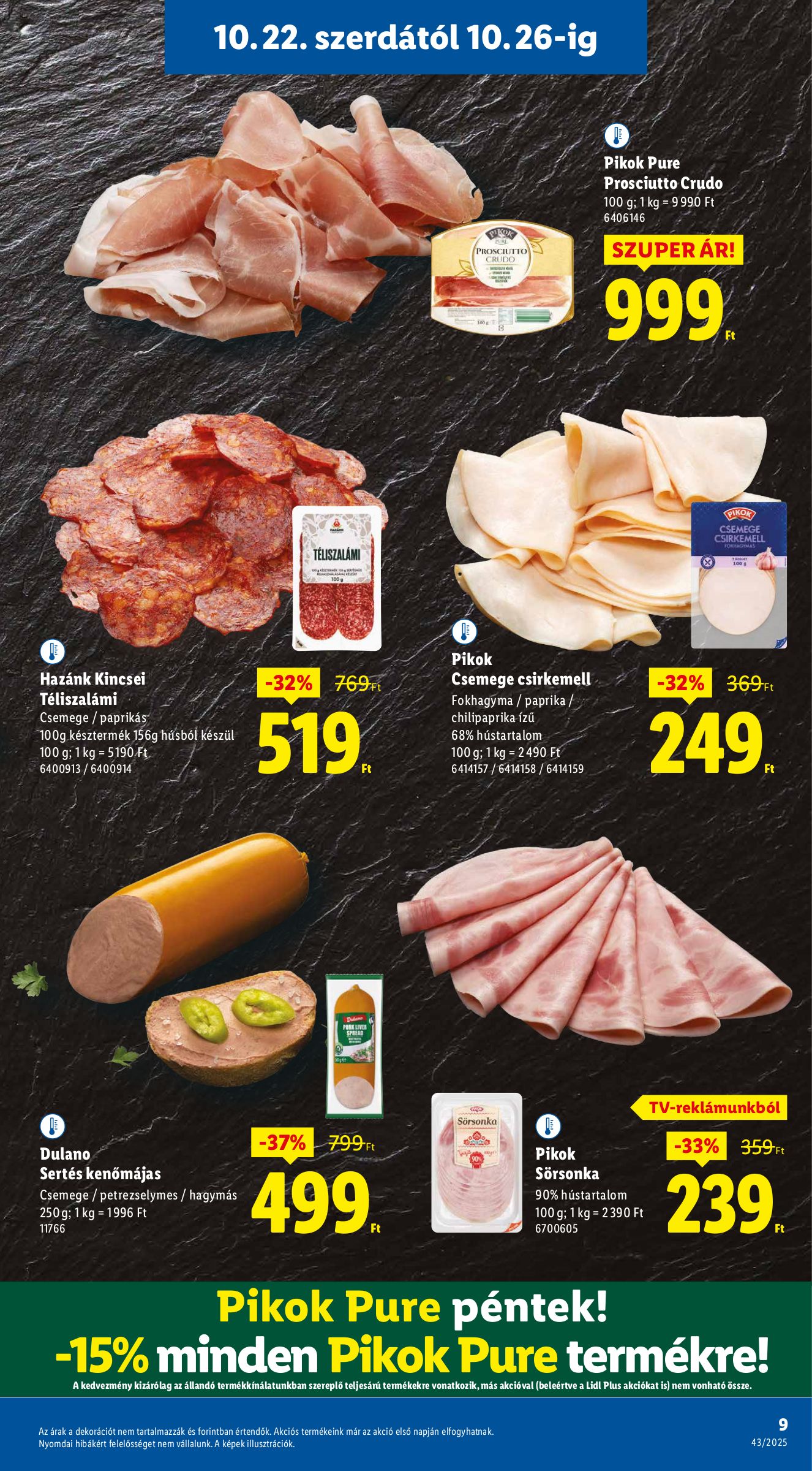 lidl - Lidl akciós újság, érvényes 10.22. - 10.29. - page: 9 lidl - Lidl akciós újság, érvényes 10.22. - 10.29. - page: 9