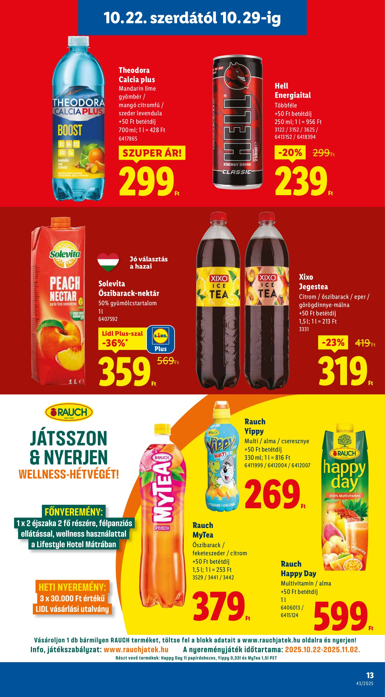 lidl - Lidl akciós újság, érvényes 10.22. - 10.29. - page: 13 lidl - Lidl akciós újság, érvényes 10.22. - 10.29. - page: 13