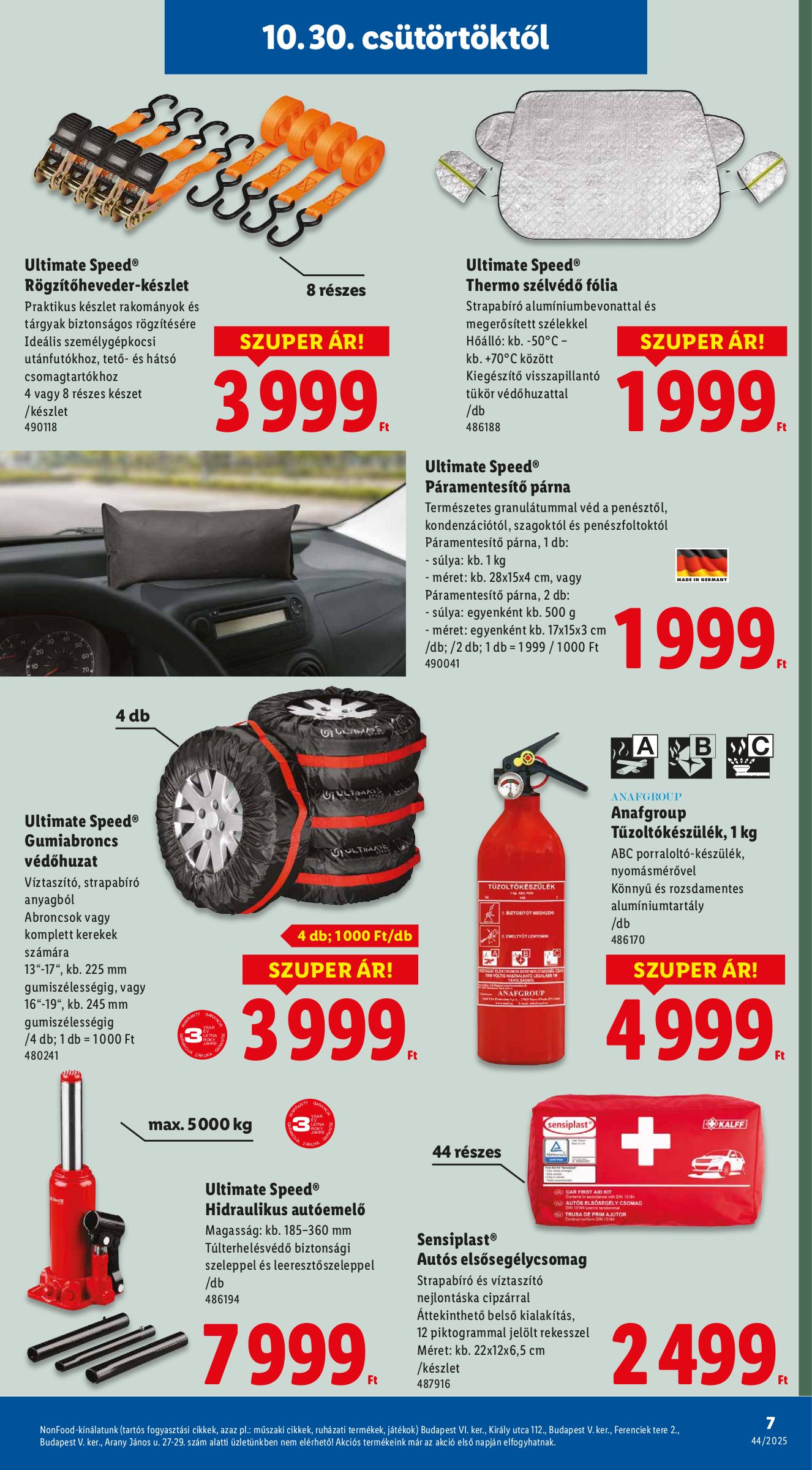 lidl - Lidl - Non Food akciós újság, érvényes 10.30. - 11.05. - page: 7