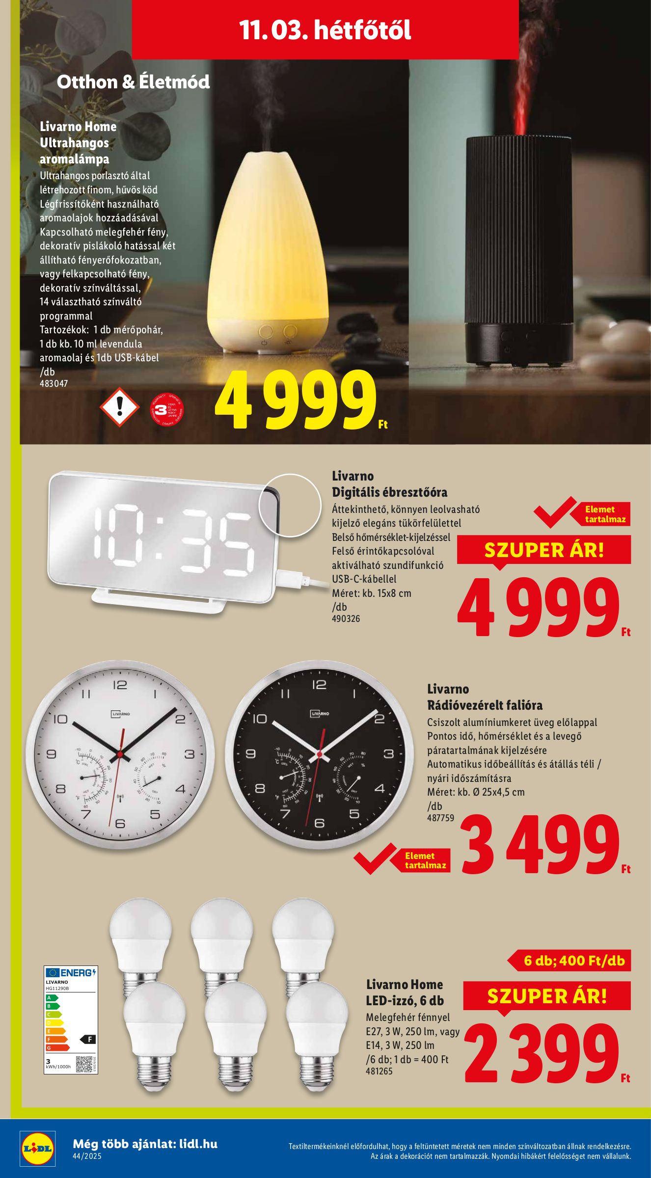 lidl - Lidl - Non Food akciós újság, érvényes 10.30. - 11.05. - page: 14