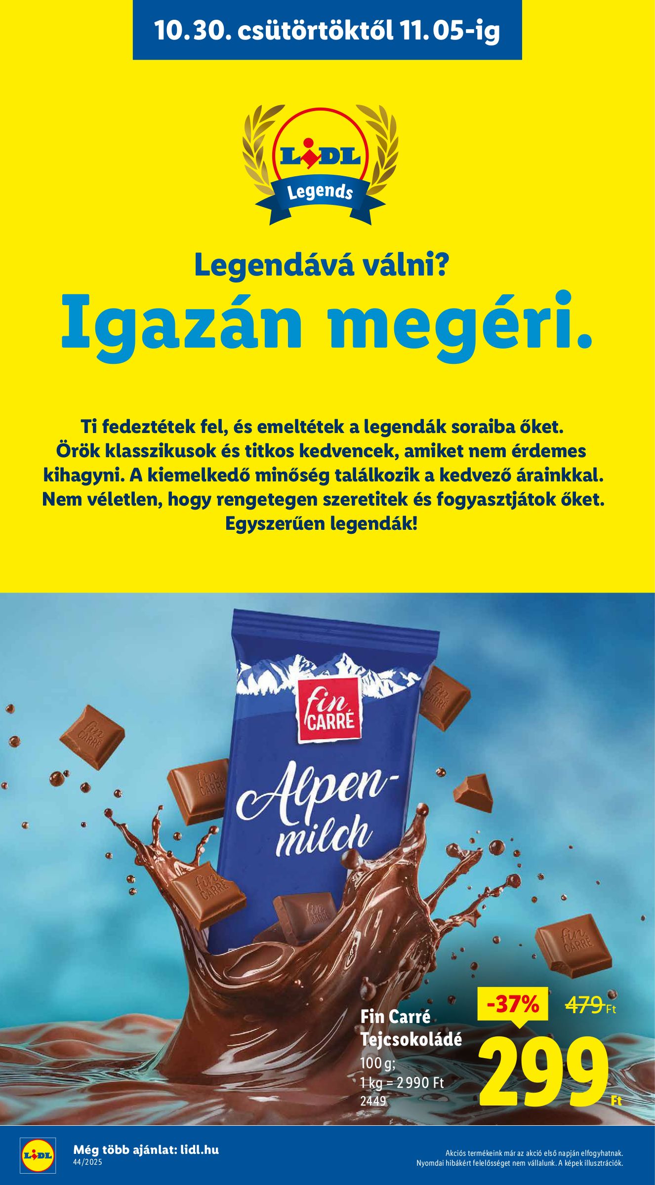 lidl - Lidl akciós újság, érvényes 10.30. - 11.05. - page: 2 lidl - Lidl akciós újság, érvényes 10.30. - 11.05. - page: 2