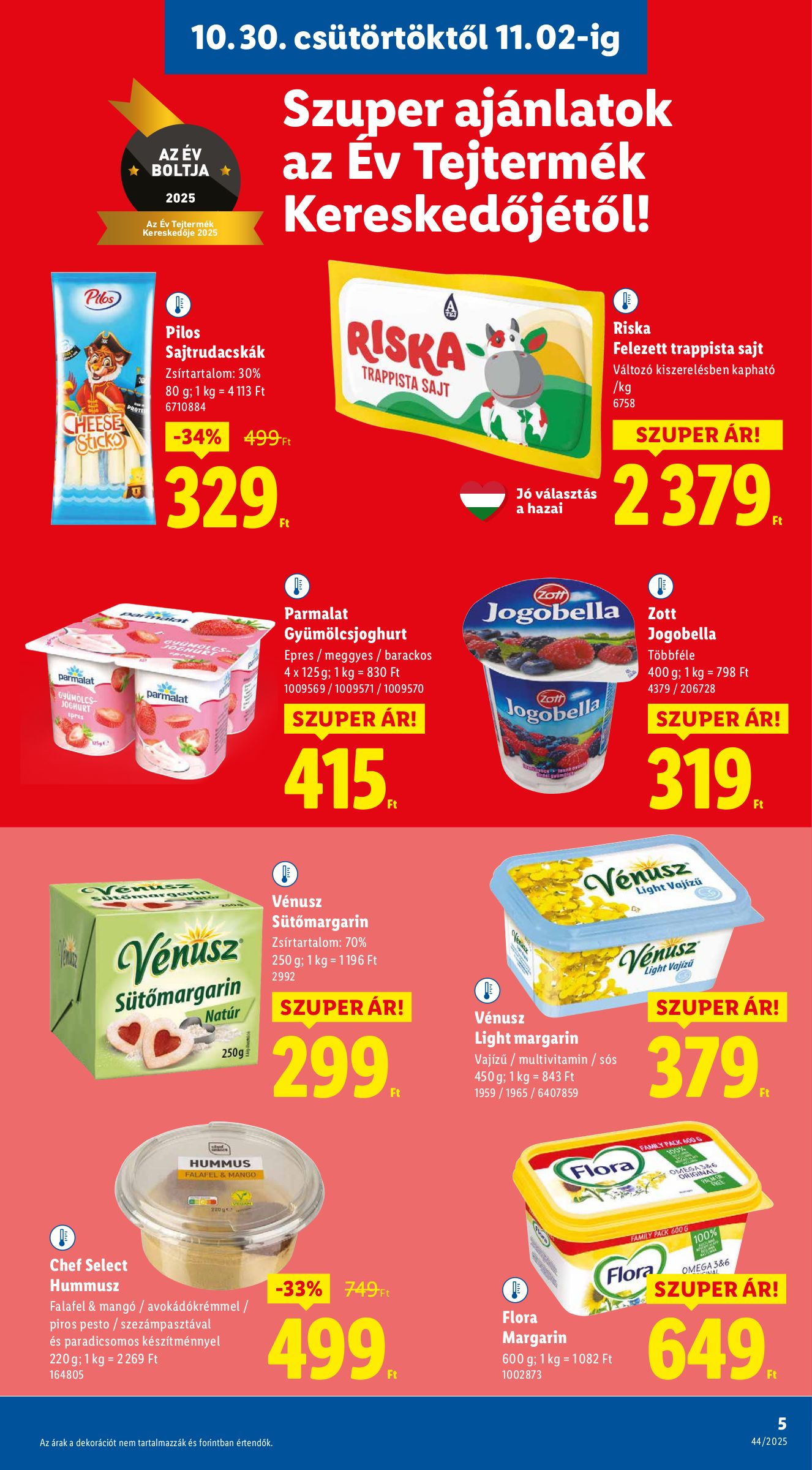 lidl - Lidl akciós újság, érvényes 10.30. - 11.05. - page: 5 lidl - Lidl akciós újság, érvényes 10.30. - 11.05. - page: 5