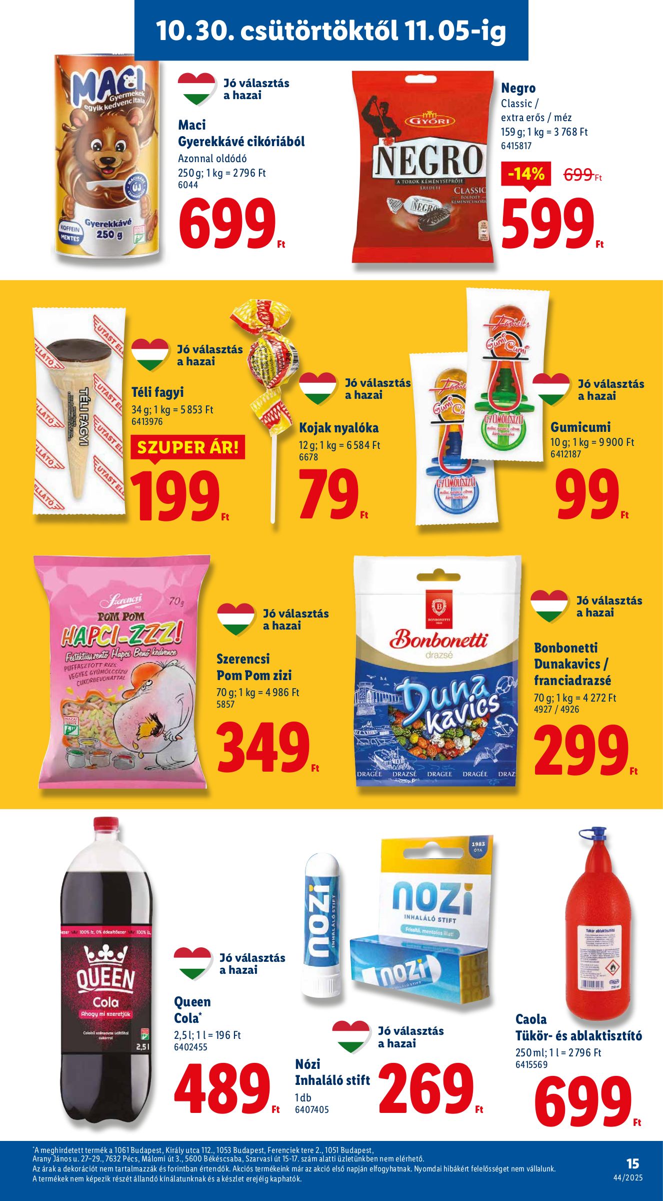 lidl - Lidl akciós újság, érvényes 10.30. - 11.05. - page: 15 lidl - Lidl akciós újság, érvényes 10.30. - 11.05. - page: 15