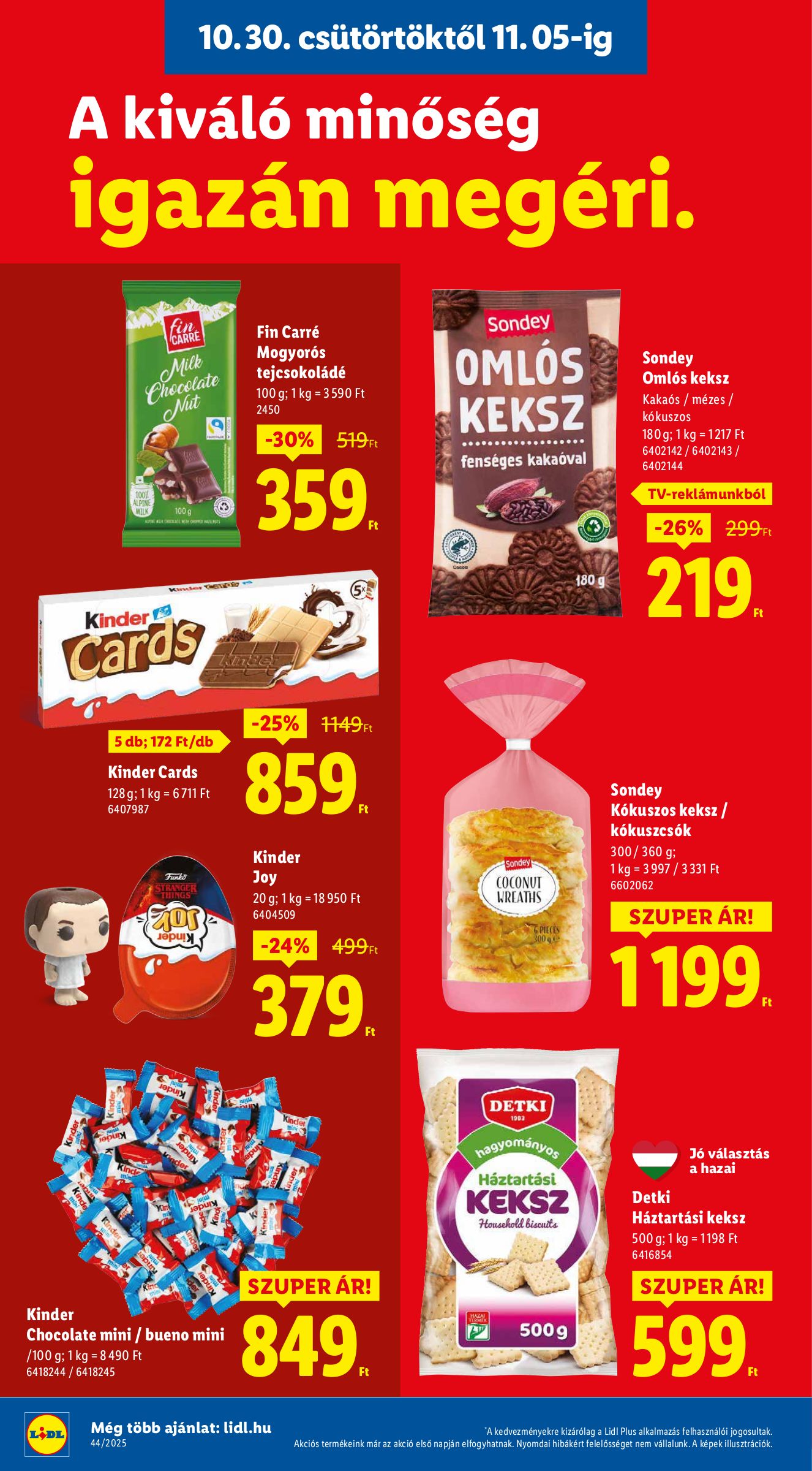 lidl - Lidl akciós újság, érvényes 10.30. - 11.05. - page: 8 lidl - Lidl akciós újság, érvényes 10.30. - 11.05. - page: 8