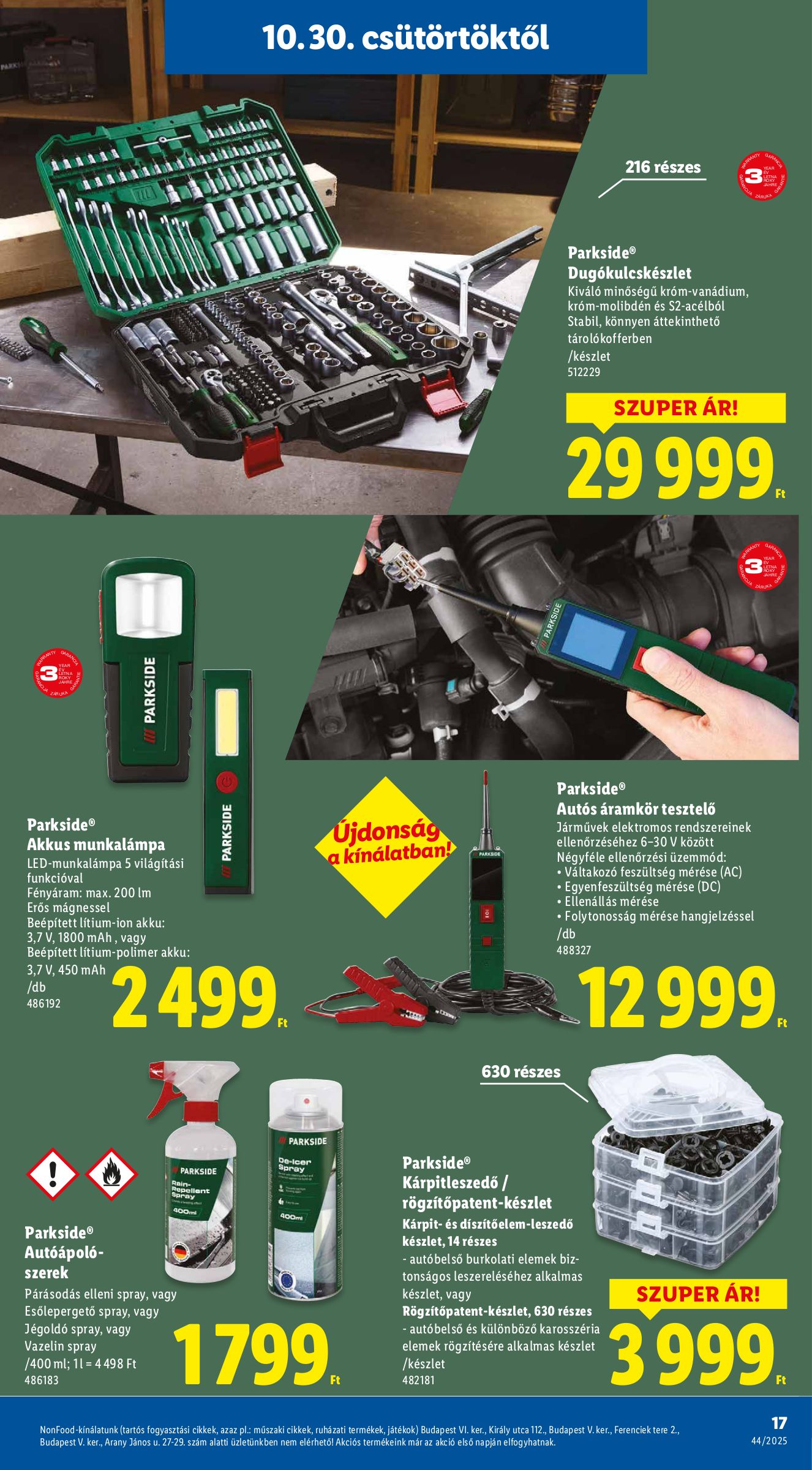lidl - Lidl akciós újság, érvényes 10.30. - 11.05. - page: 17 lidl - Lidl akciós újság, érvényes 10.30. - 11.05. - page: 17