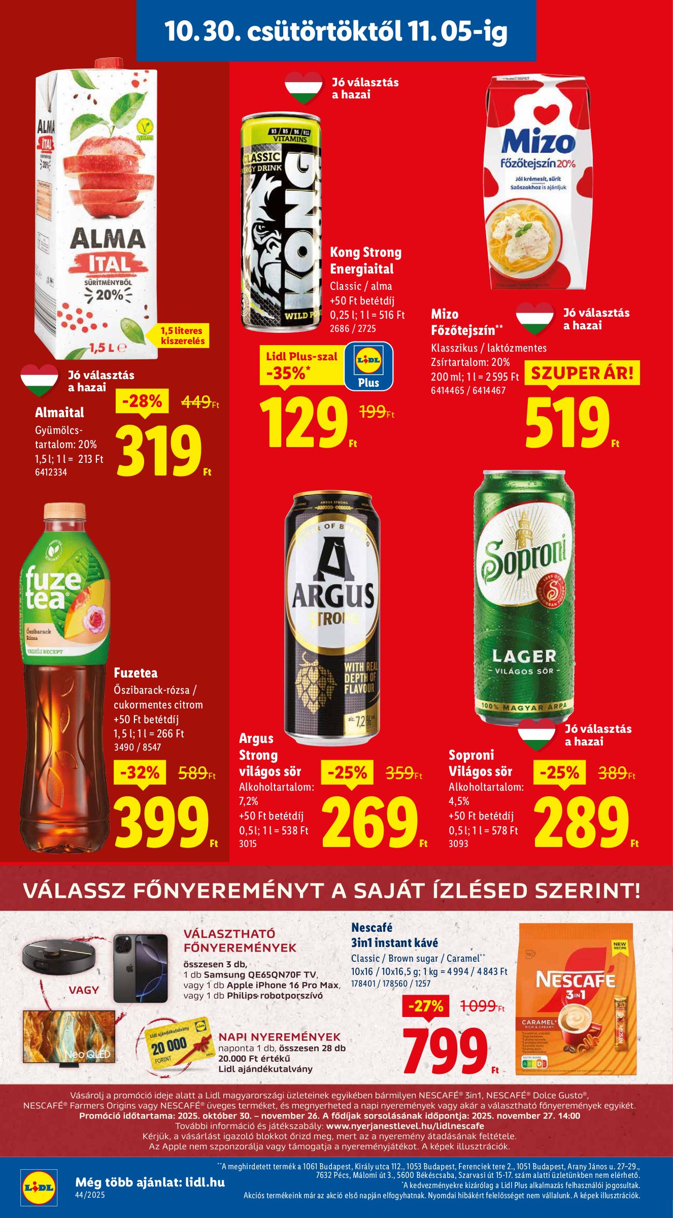 lidl - Lidl akciós újság, érvényes 10.30. - 11.05. - page: 10 lidl - Lidl akciós újság, érvényes 10.30. - 11.05. - page: 10