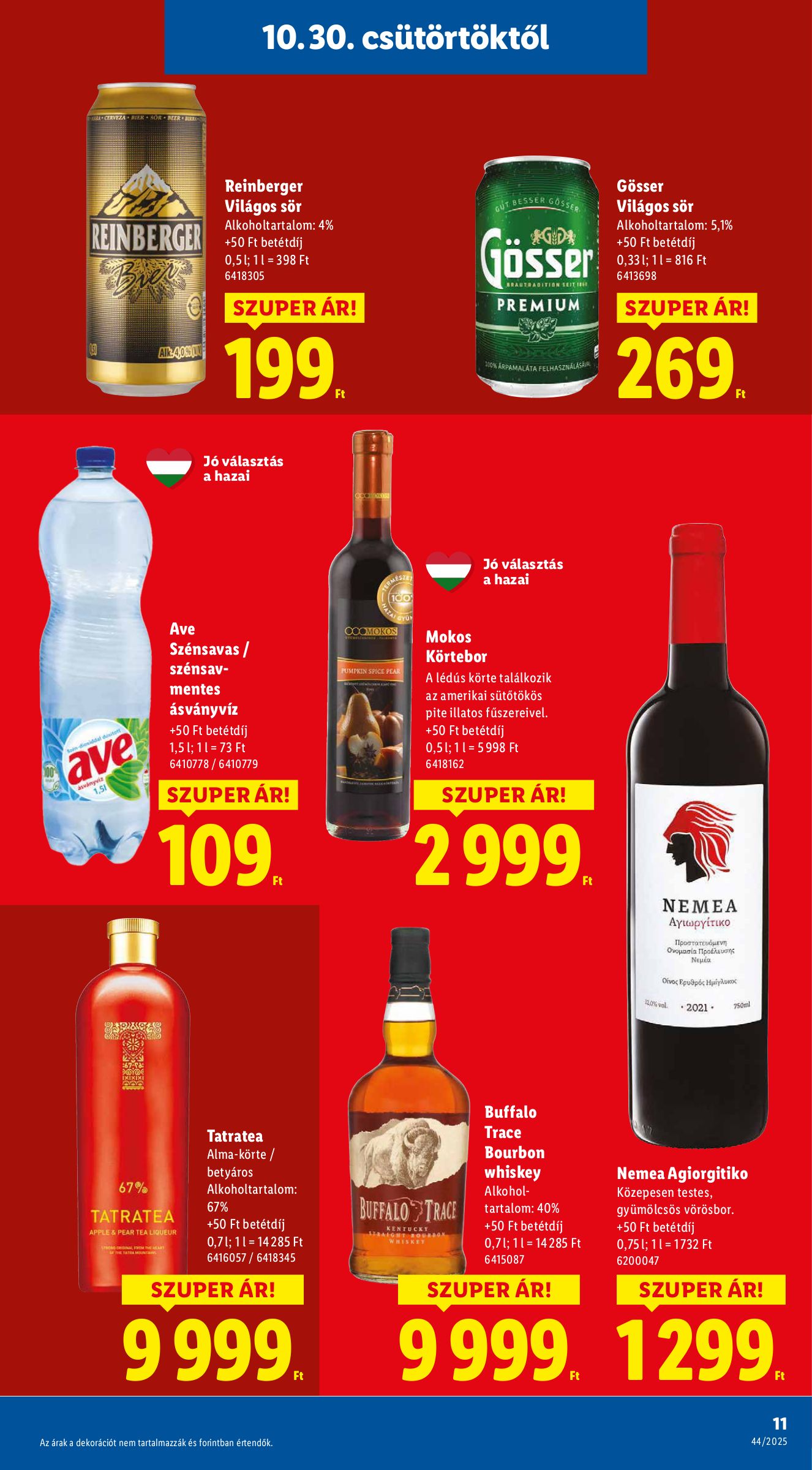 lidl - Lidl akciós újság, érvényes 10.30. - 11.05. - page: 11 lidl - Lidl akciós újság, érvényes 10.30. - 11.05. - page: 11