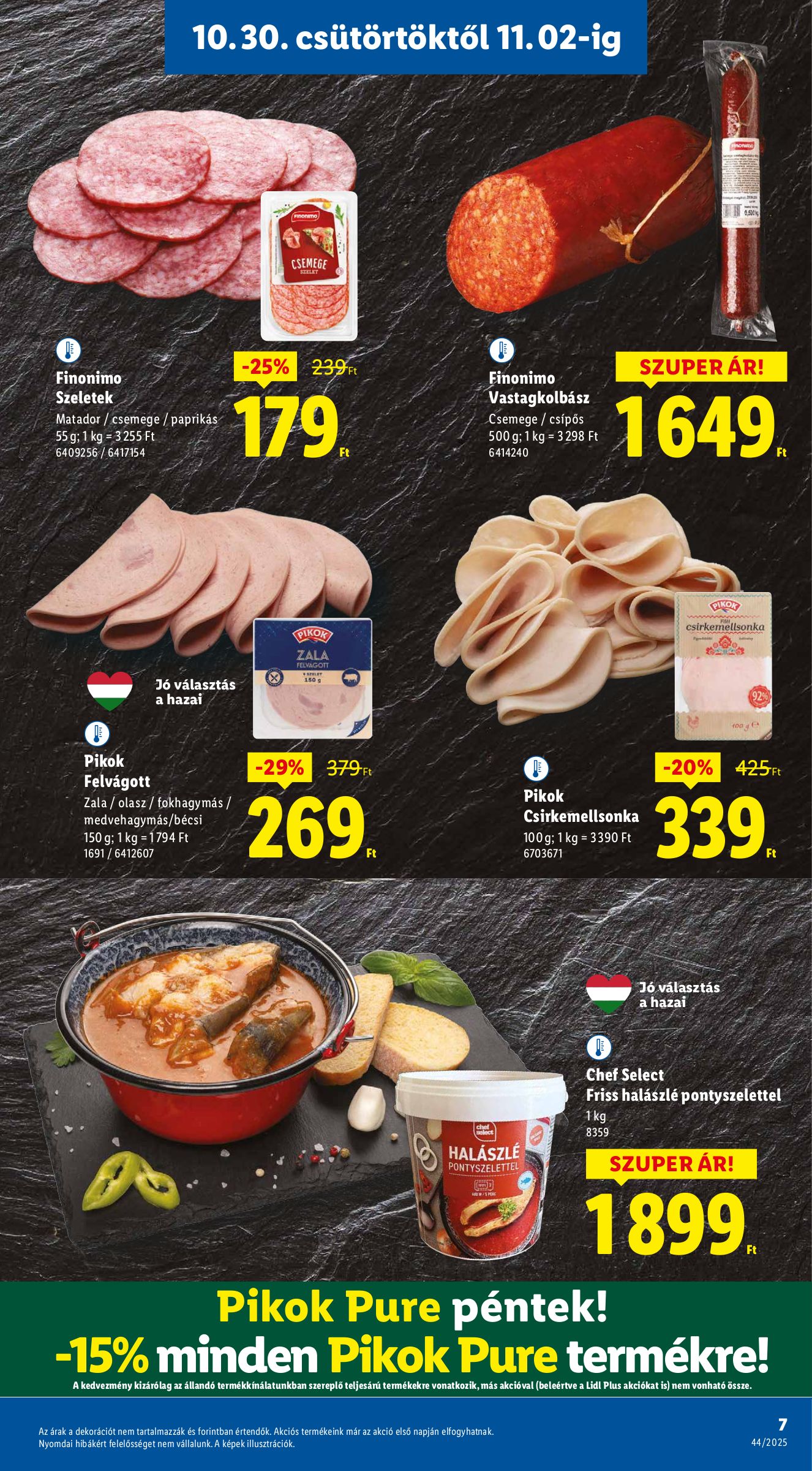 lidl - Lidl akciós újság, érvényes 10.30. - 11.05. - page: 7 lidl - Lidl akciós újság, érvényes 10.30. - 11.05. - page: 7