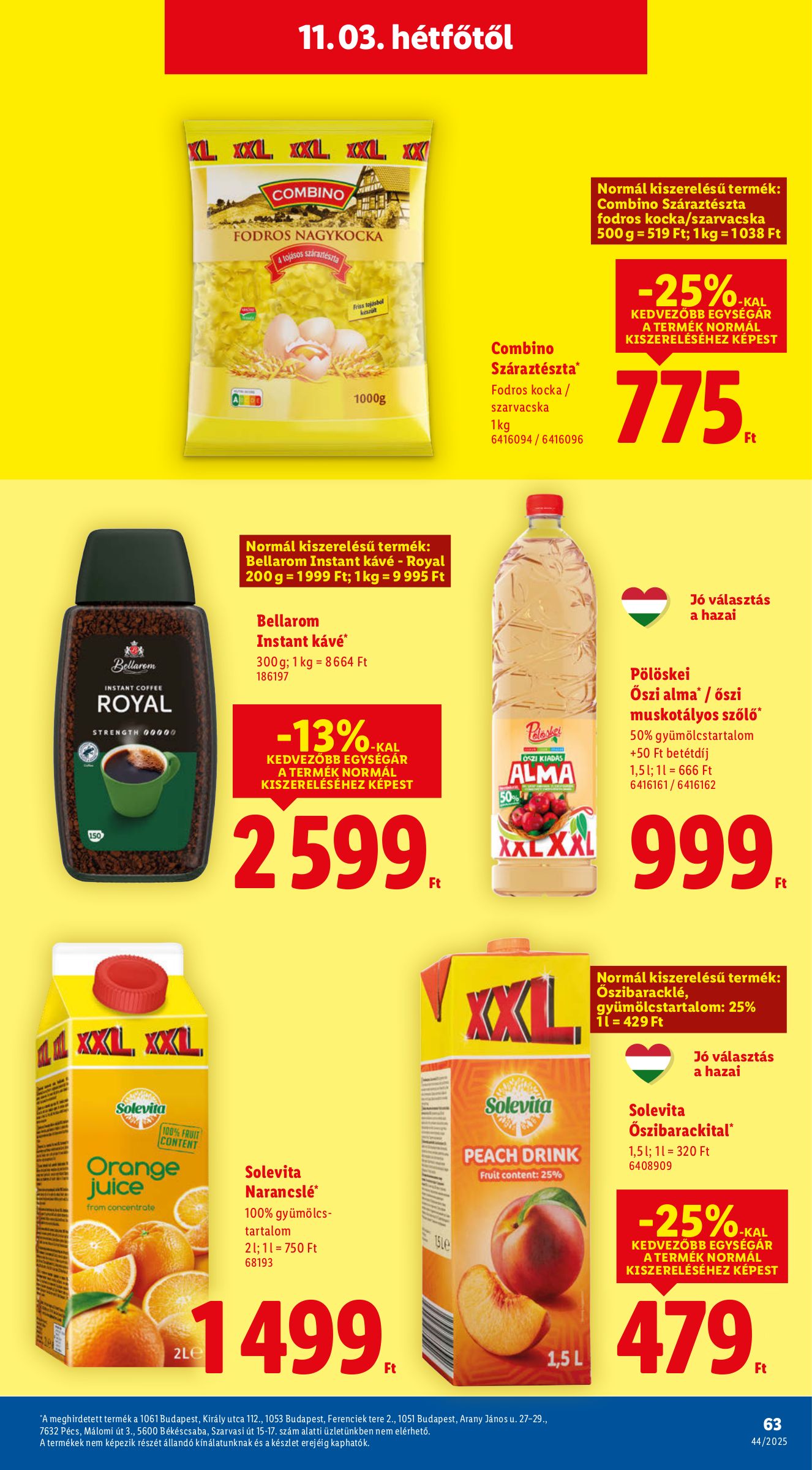 lidl - Lidl akciós újság, érvényes 10.30. - 11.05. - page: 63 lidl - Lidl akciós újság, érvényes 10.30. - 11.05. - page: 63