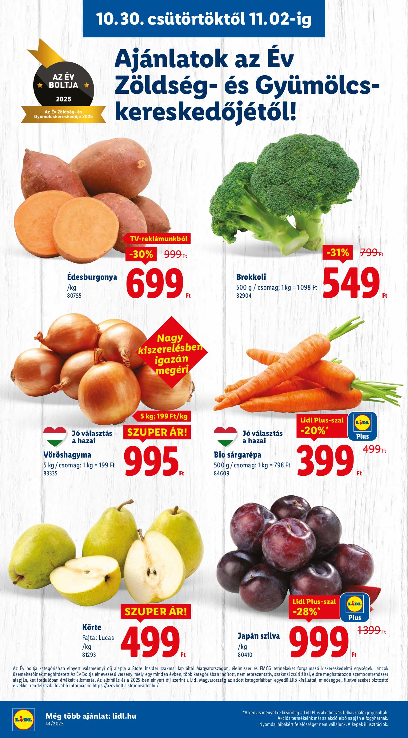 lidl - Lidl akciós újság, érvényes 10.30. - 11.05. - page: 4 lidl - Lidl akciós újság, érvényes 10.30. - 11.05. - page: 4