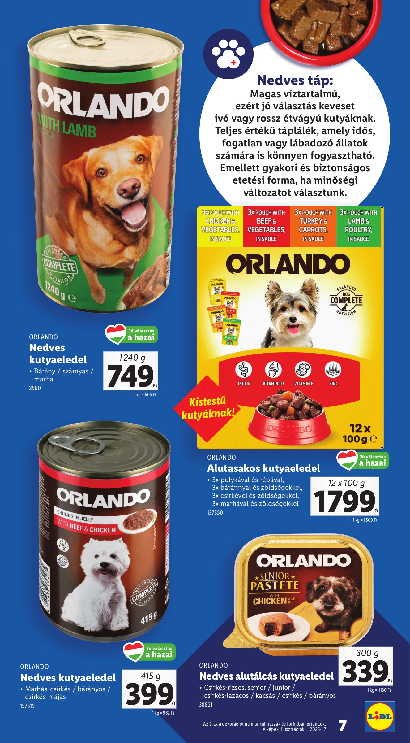 lidl - Lidl - Kedvenceink Kedvencei akciós újság, érvényes 04.24. - 10.31. - page: 7