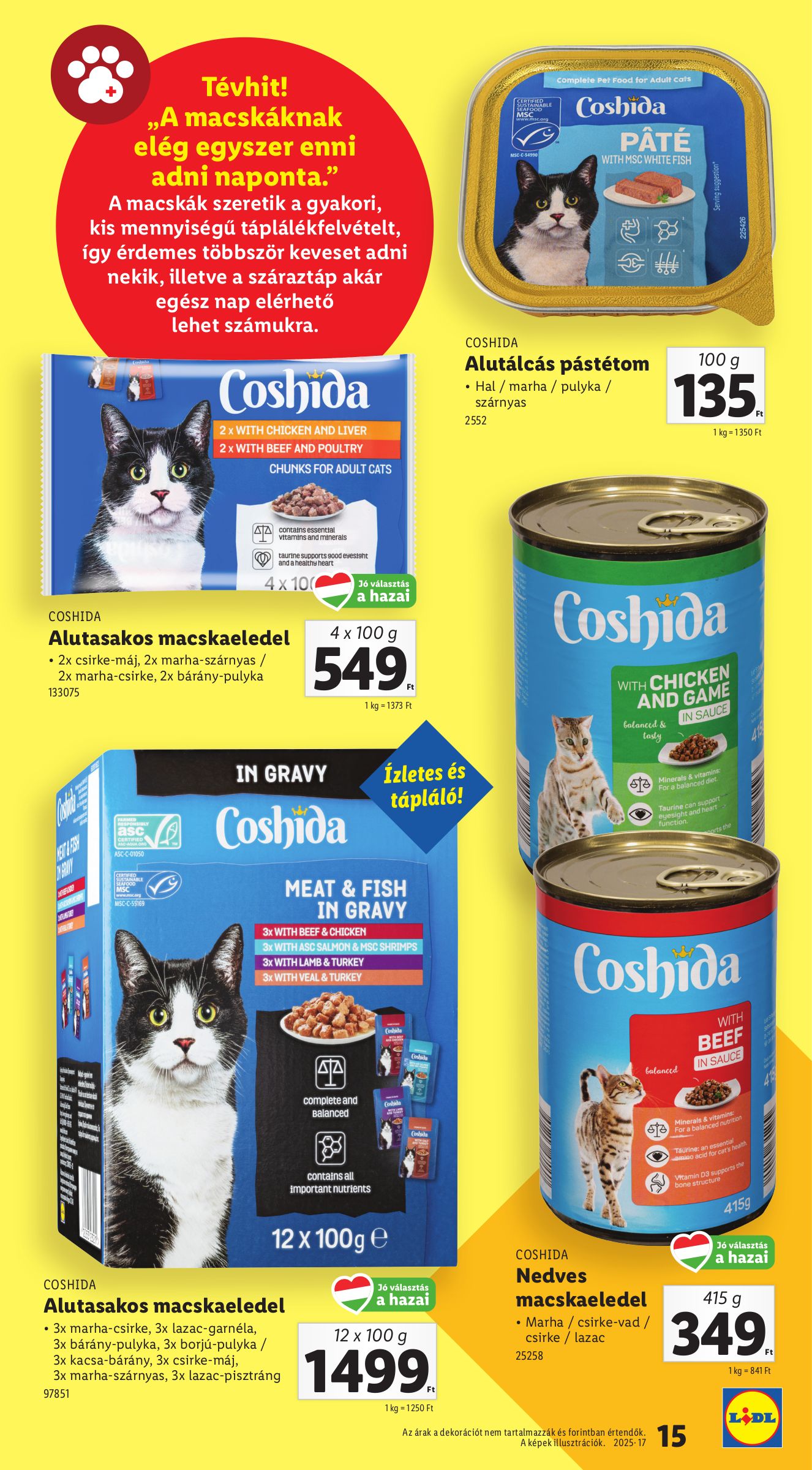 lidl - Lidl - Kedvenceink Kedvencei akciós újság, érvényes 04.24. - 10.31. - page: 15