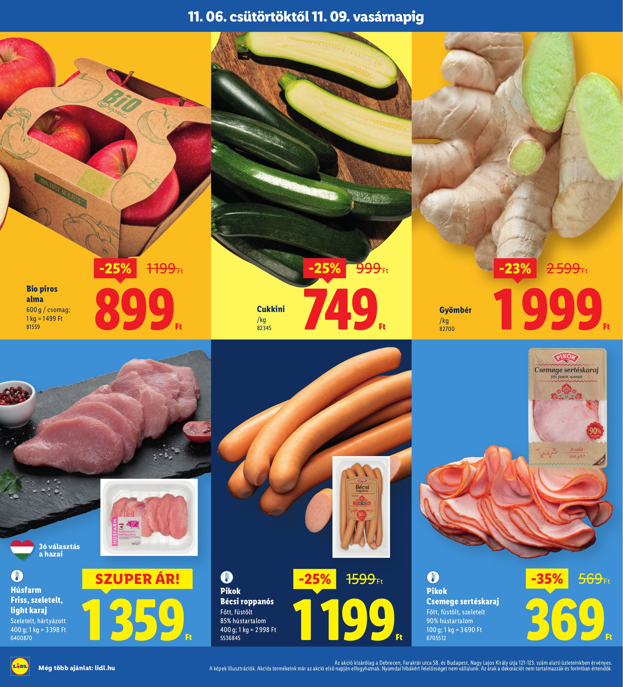 lidl - Lidl - Bonyhád, Budapest akciós újság, érvényes 11.06. - 11.09. - page: 2