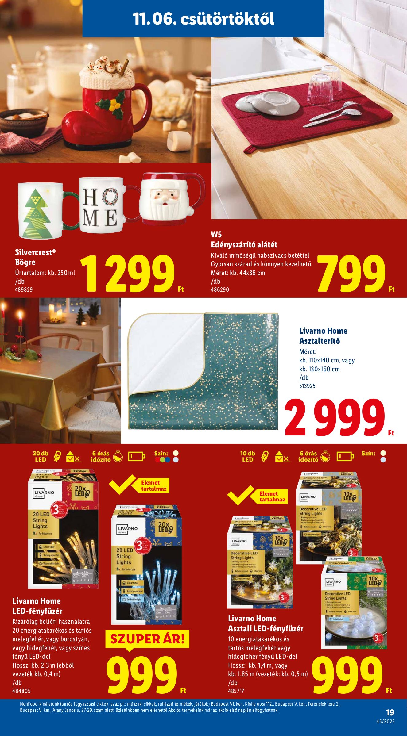 lidl - Lidl - Igazán megéri akciós újság, érvényes 11.06. - 12.28. - page: 19