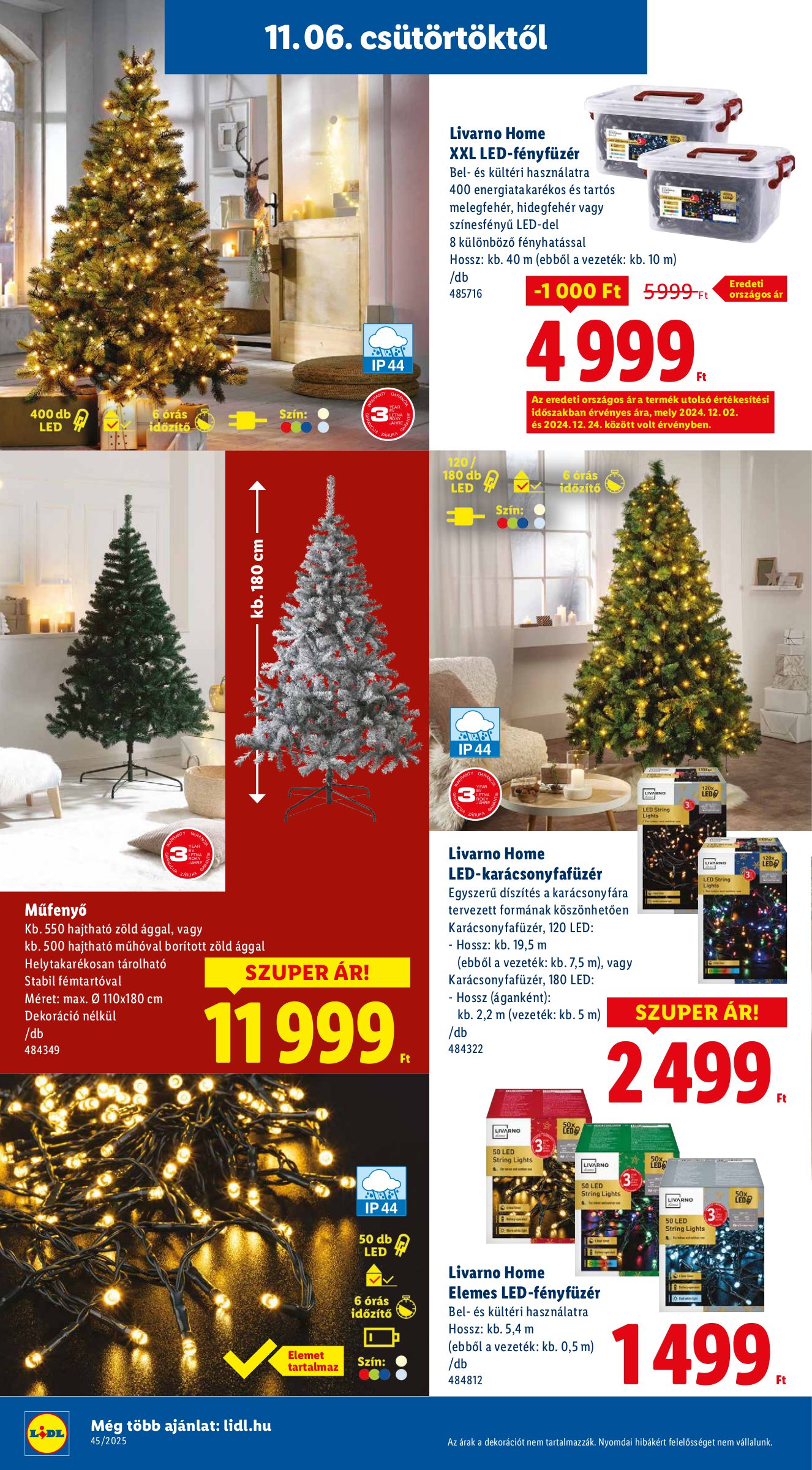 lidl - Lidl - Igazán megéri akciós újság, érvényes 11.06. - 12.28. - page: 6