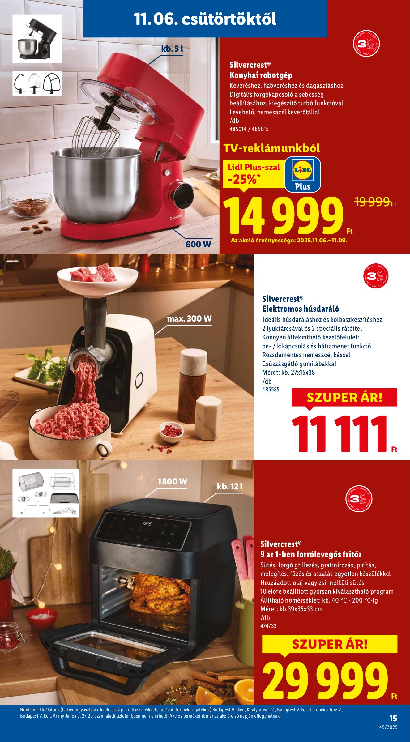 lidl - Lidl - Igazán megéri akciós újság, érvényes 11.06. - 12.28. - page: 15