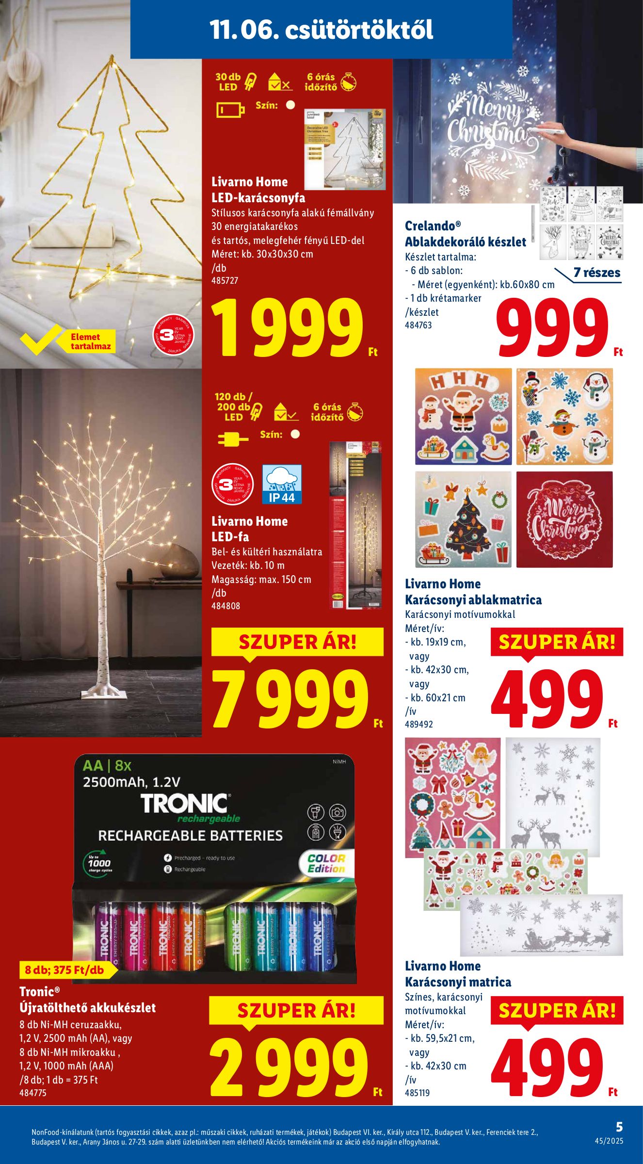 lidl - Lidl - Igazán megéri akciós újság, érvényes 11.06. - 12.28. - page: 5