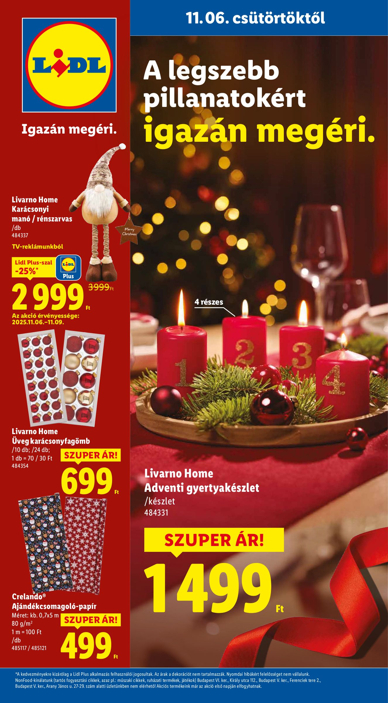 lidl - Lidl - Igazán megéri akciós újság, érvényes 11.06. - 12.28.