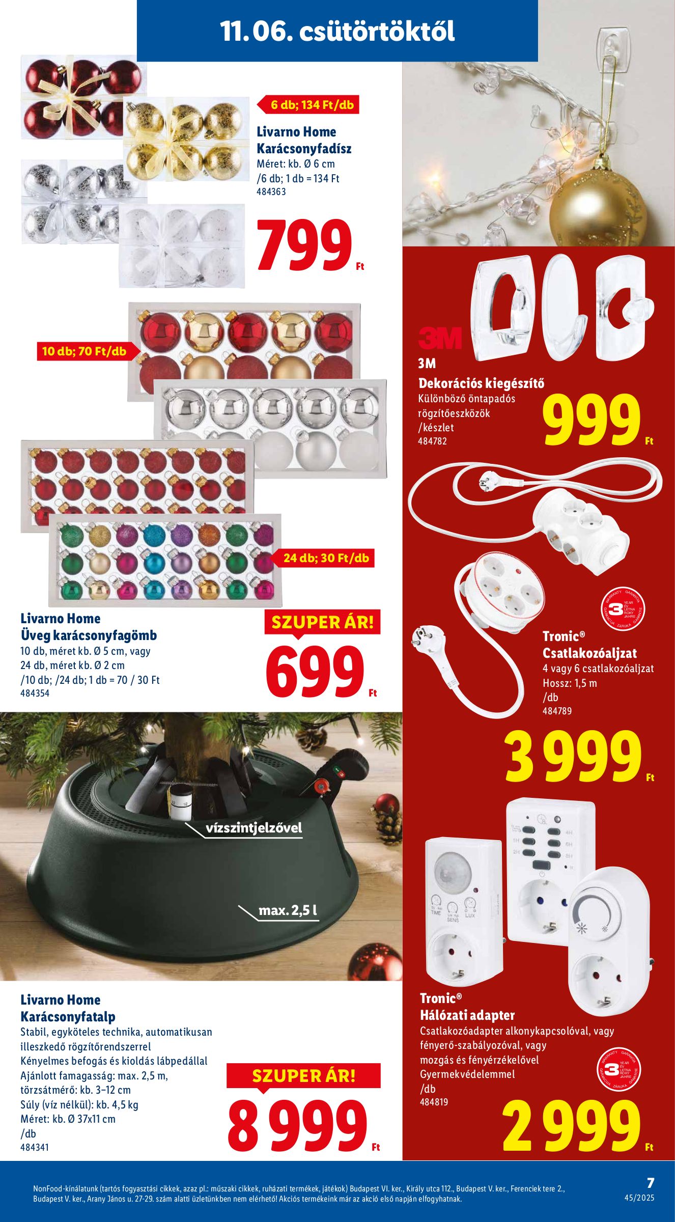 lidl - Lidl - Igazán megéri akciós újság, érvényes 11.06. - 12.28. - page: 7