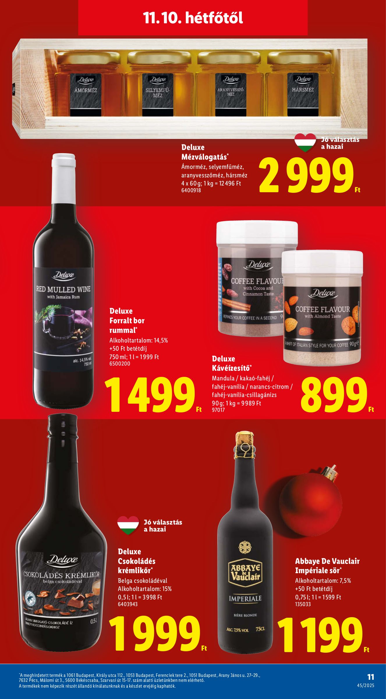 lidl - Lidl - Deluxe akciós újság, érvényes 11.10. - 12.28. - page: 11