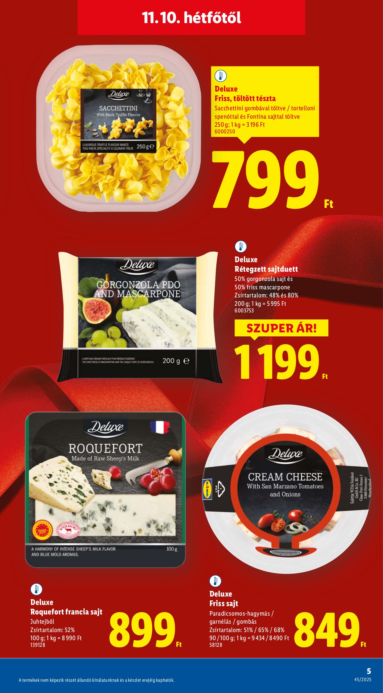 lidl - Lidl - Deluxe akciós újság, érvényes 11.10. - 12.28. - page: 5