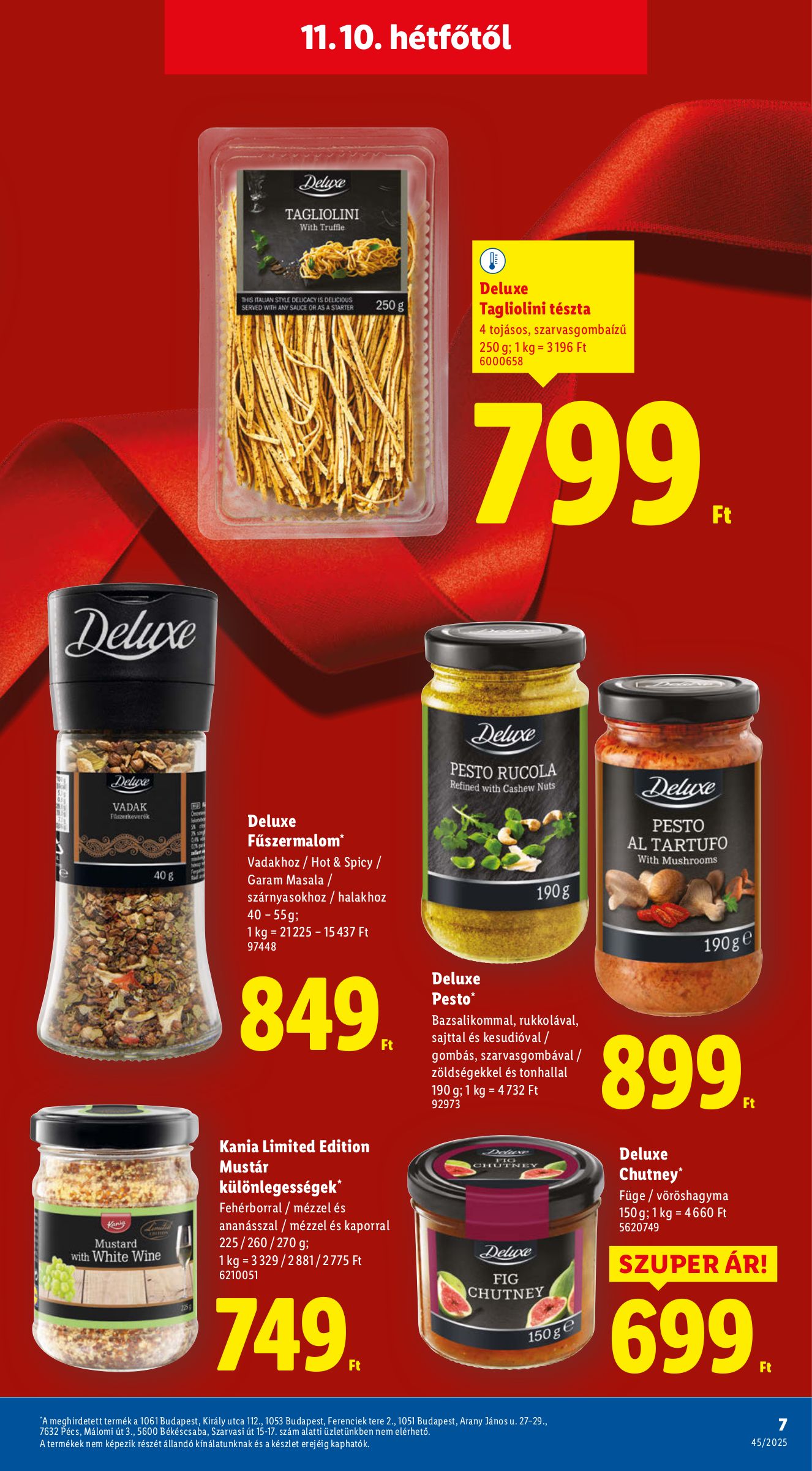 lidl - Lidl - Deluxe akciós újság, érvényes 11.10. - 12.28. - page: 7