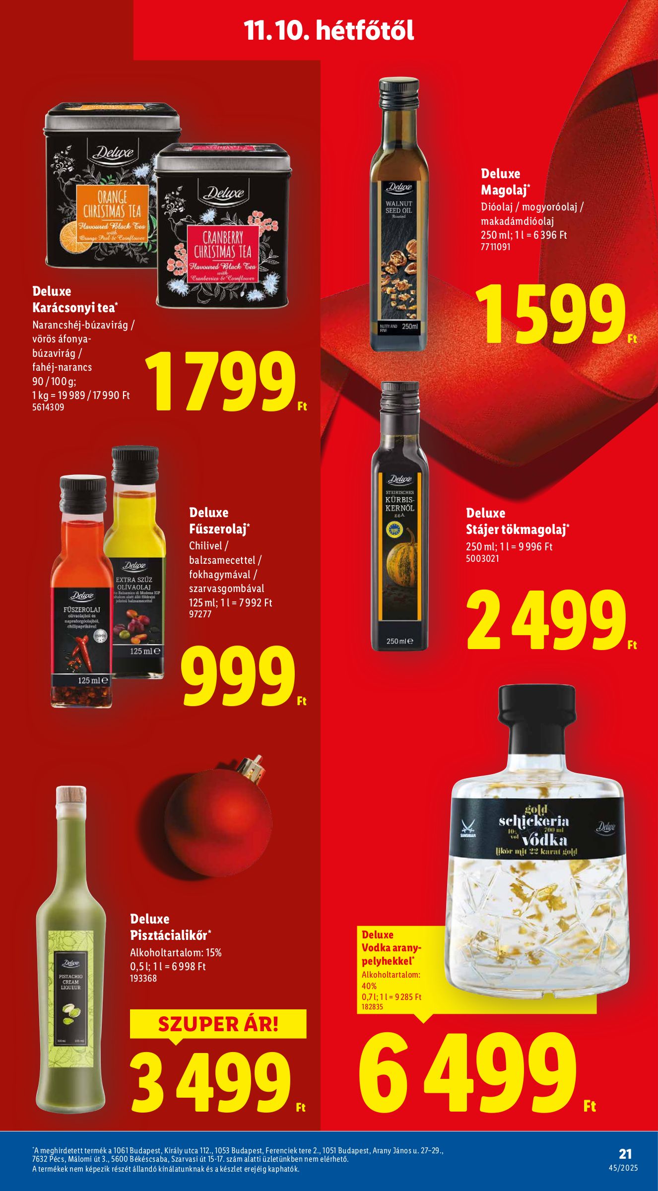 lidl - Lidl - Deluxe akciós újság, érvényes 11.10. - 12.28. - page: 21