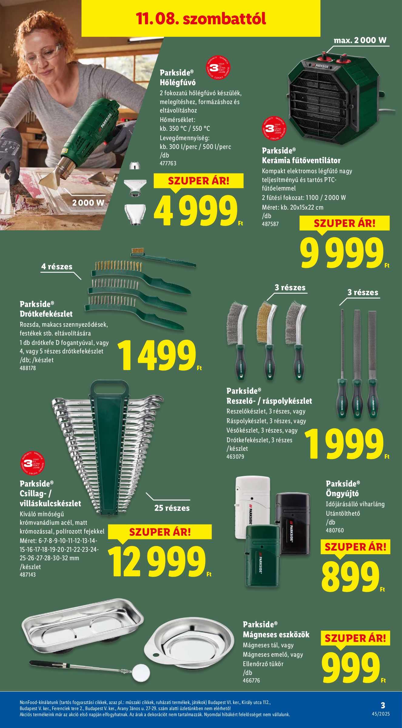 lidl - Lidl - Nonfood akciós újság, érvényes 11.06. - 11.12. - page: 3