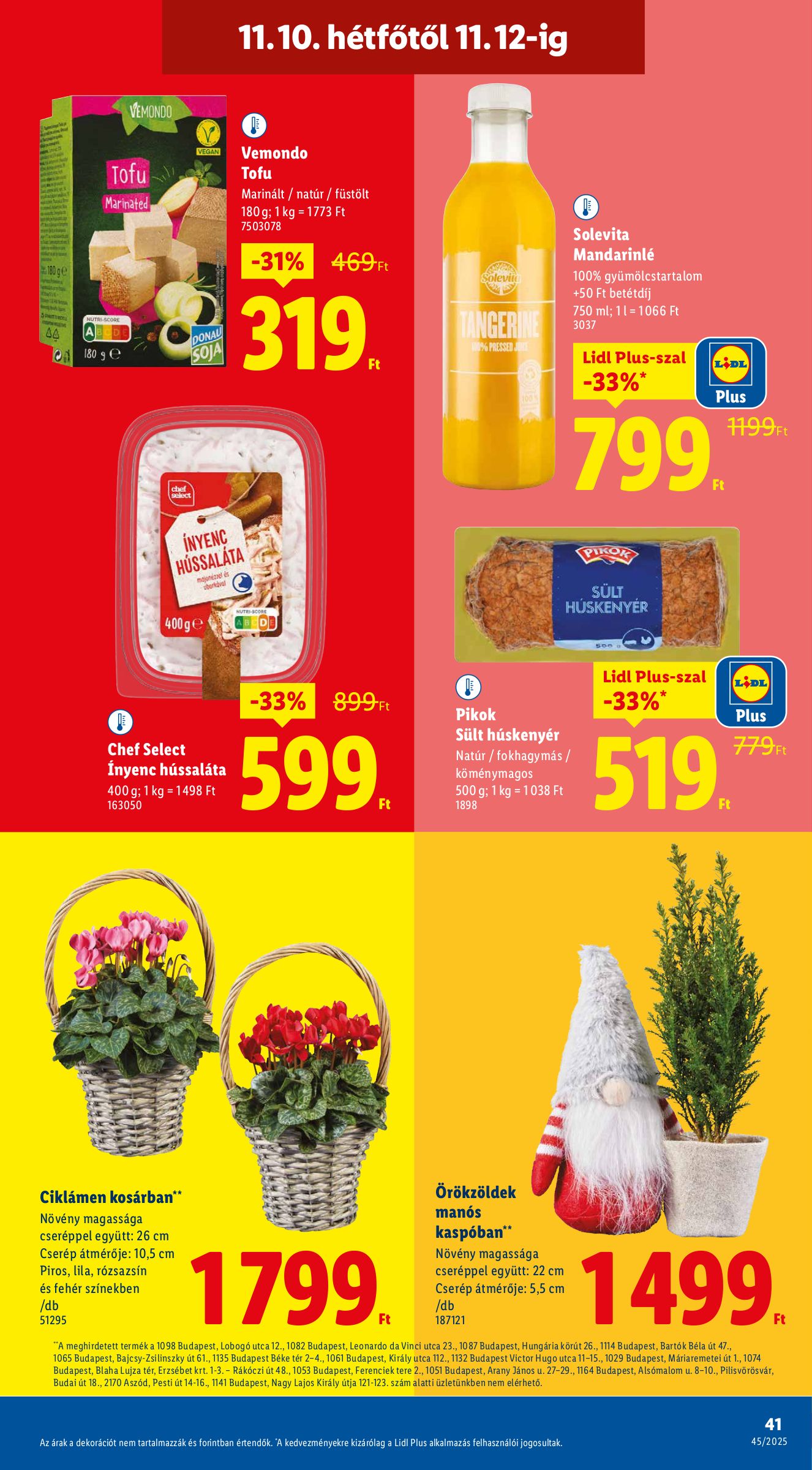 lidl - Lidl akciós újság, érvényes 11.06. - 11.12. - page: 41 lidl - Lidl akciós újság, érvényes 11.06. - 11.12. - page: 41