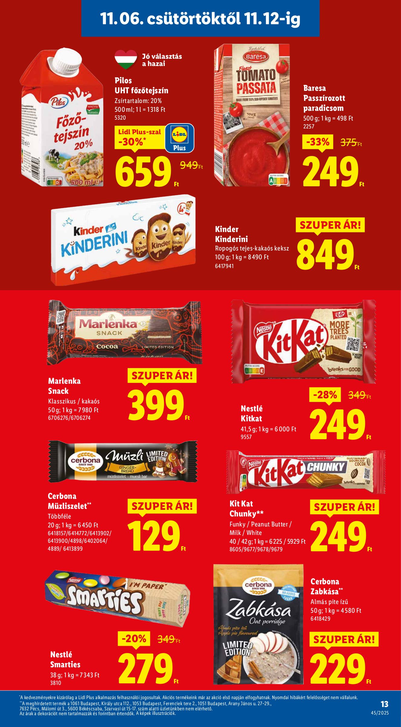 lidl - Lidl akciós újság, érvényes 11.06. - 11.12. - page: 13 lidl - Lidl akciós újság, érvényes 11.06. - 11.12. - page: 13