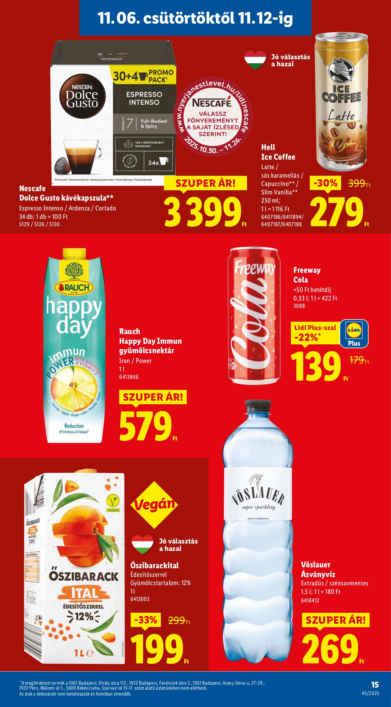 lidl - Lidl akciós újság, érvényes 11.06. - 11.12. - page: 15 lidl - Lidl akciós újság, érvényes 11.06. - 11.12. - page: 15