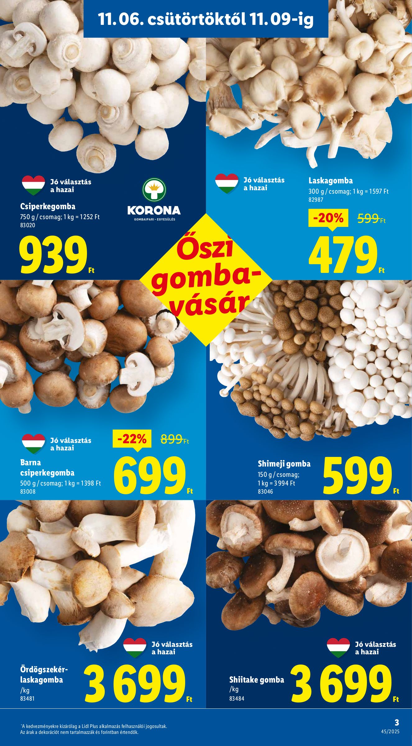 lidl - Lidl akciós újság, érvényes 11.06. - 11.12. - page: 3 lidl - Lidl akciós újság, érvényes 11.06. - 11.12. - page: 3