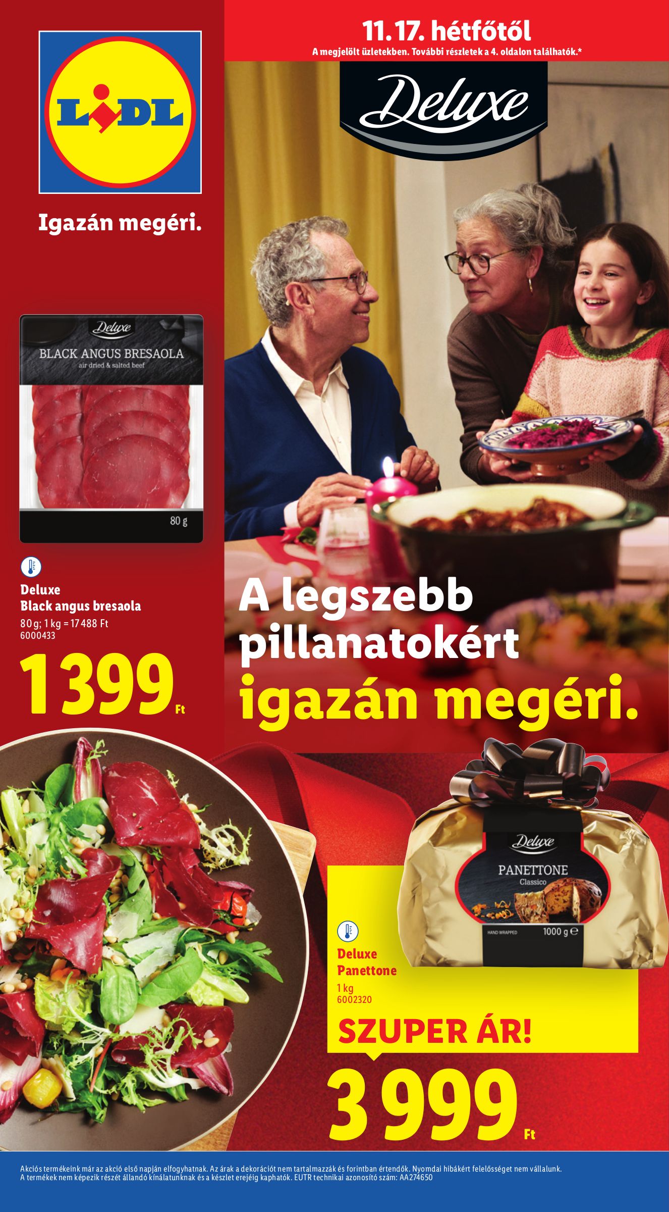 lidl - Lidl - Regionális Deluxe katalógus akciós újság, érvényes 11.17. - 12.28.