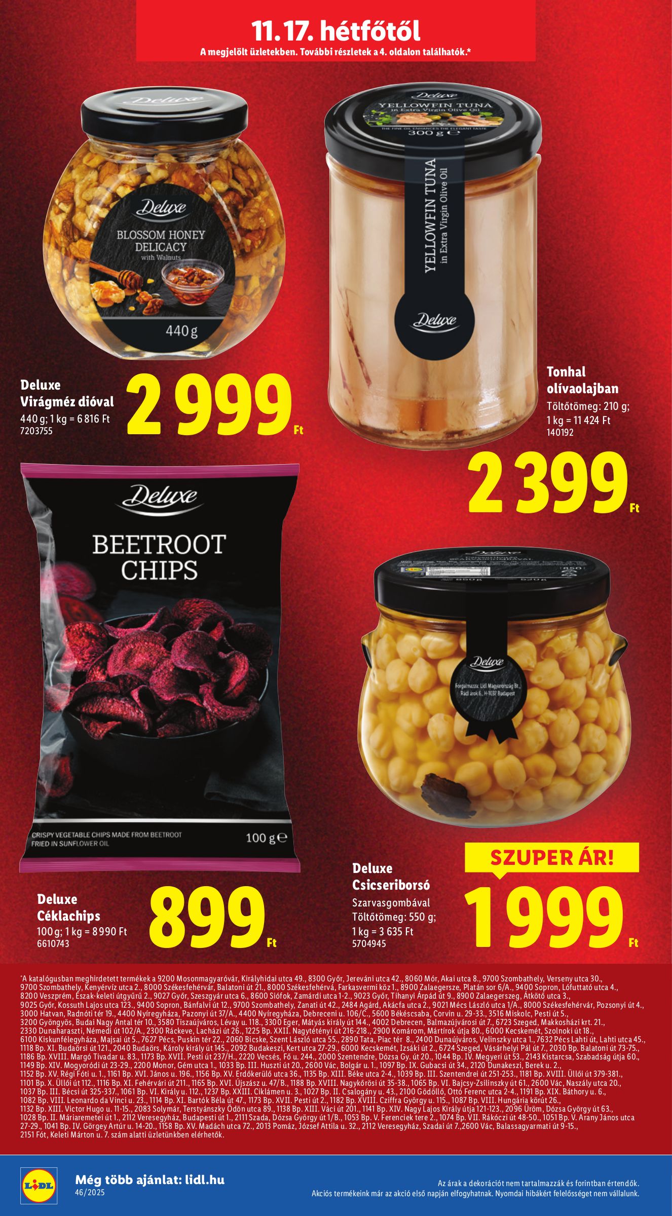 lidl - Lidl - Regionális Deluxe katalógus akciós újság, érvényes 11.17. - 12.28. - page: 4