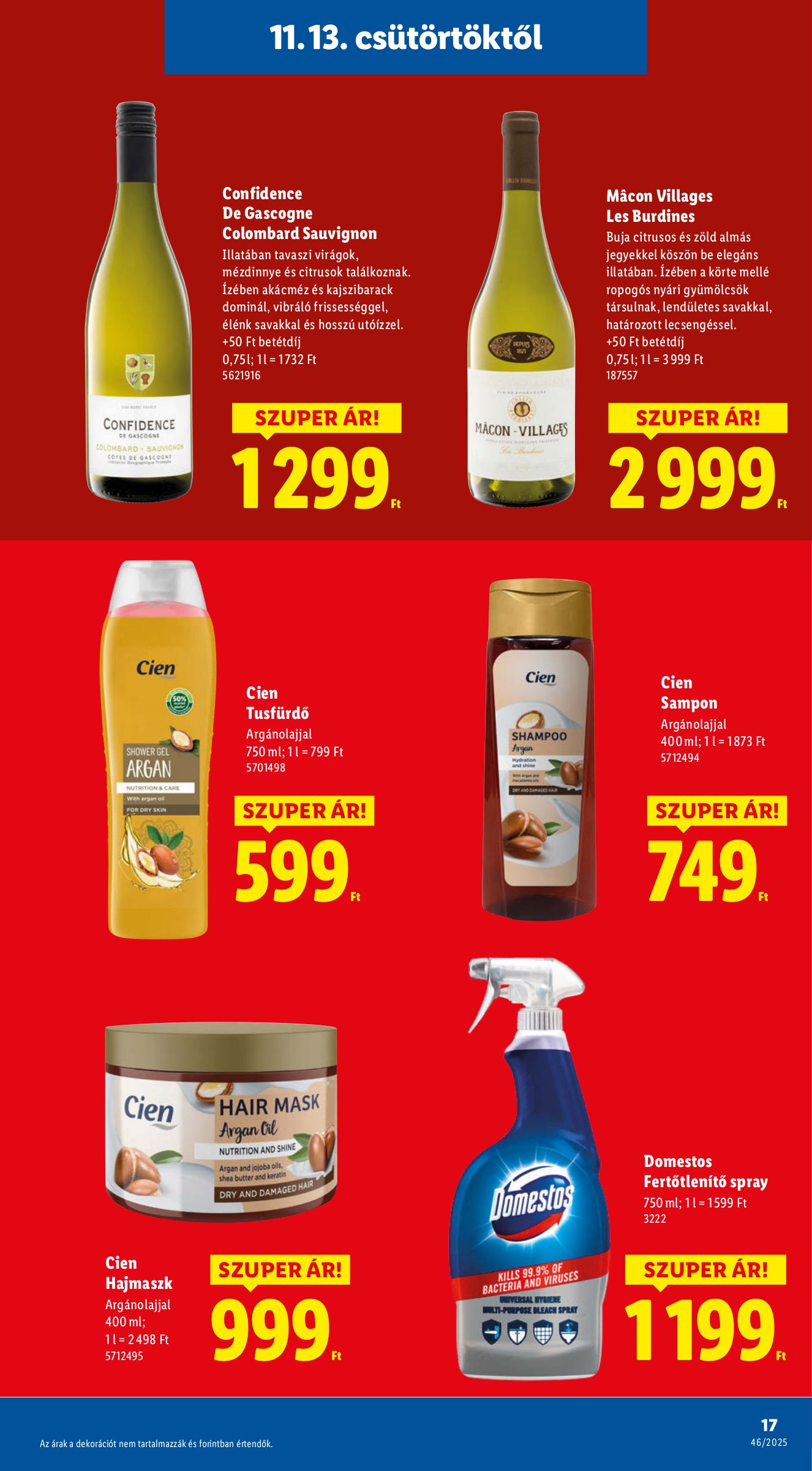 lidl - Lidl akciós újság, érvényes 11.13. - 11.19. - page: 17