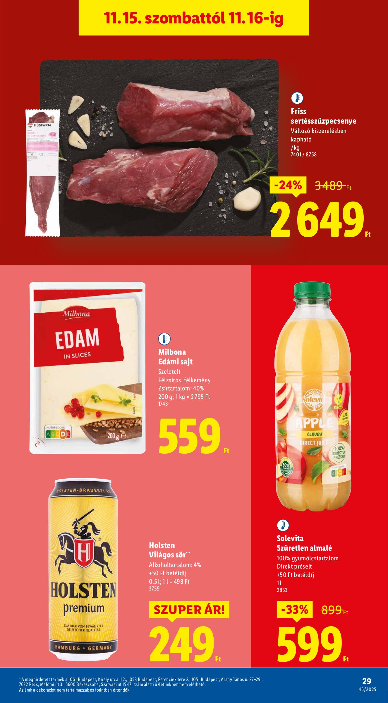 lidl - Lidl akciós újság, érvényes 11.13. - 11.19. - page: 29