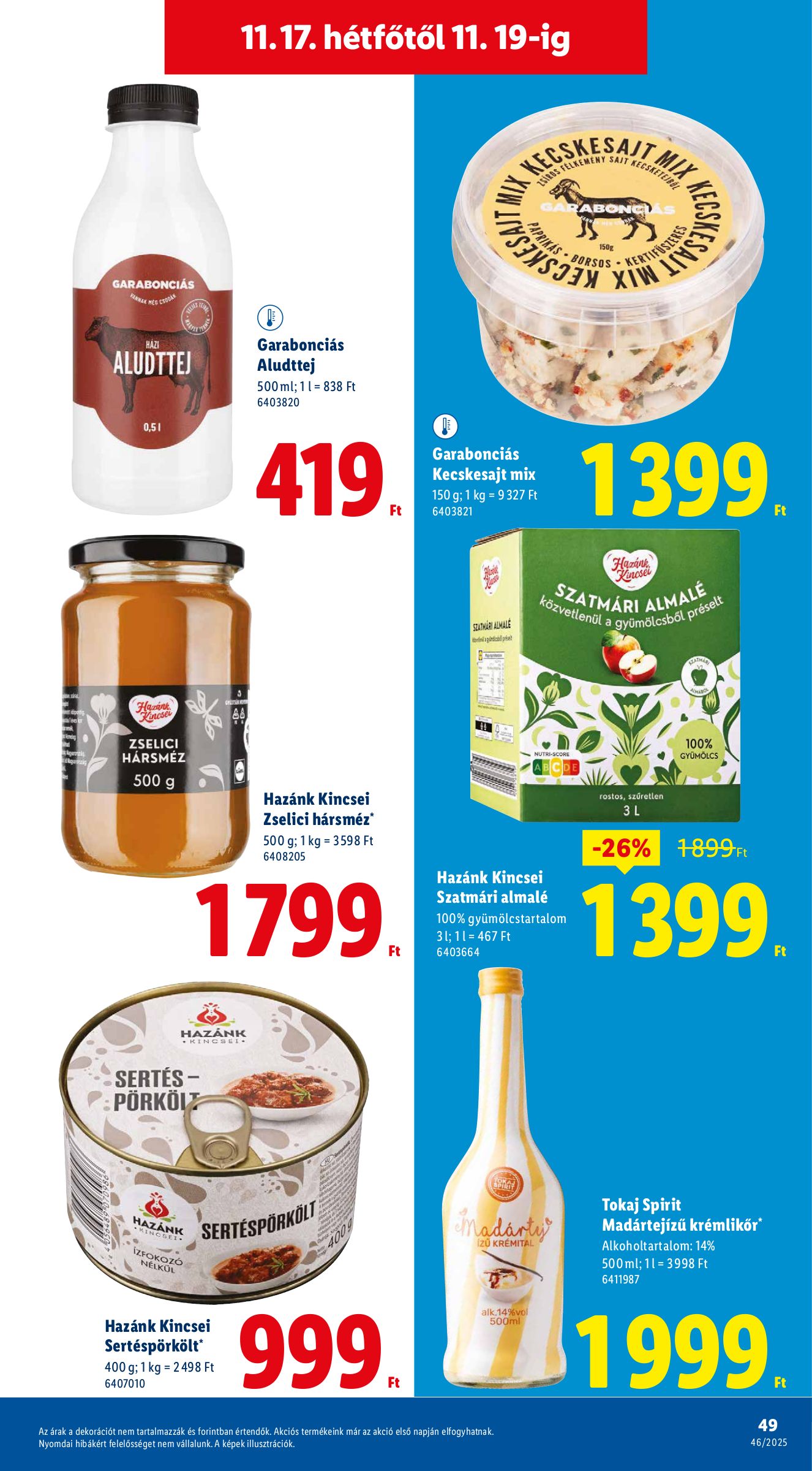 lidl - Lidl akciós újság, érvényes 11.13. - 11.19. - page: 49