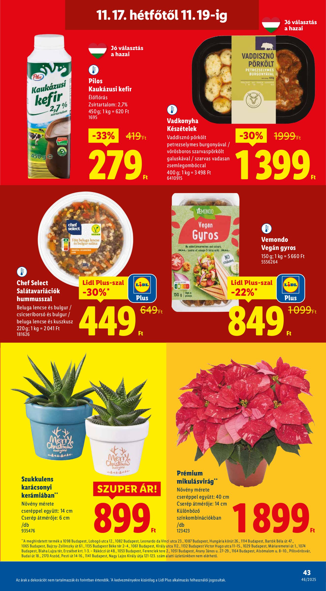 lidl - Lidl akciós újság, érvényes 11.13. - 11.19. - page: 43
