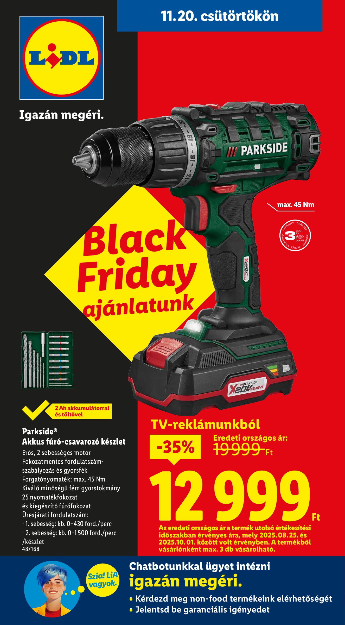 lidl - Lidl - Nonfood akciós újság, érvényes 11.20. - 11.26.