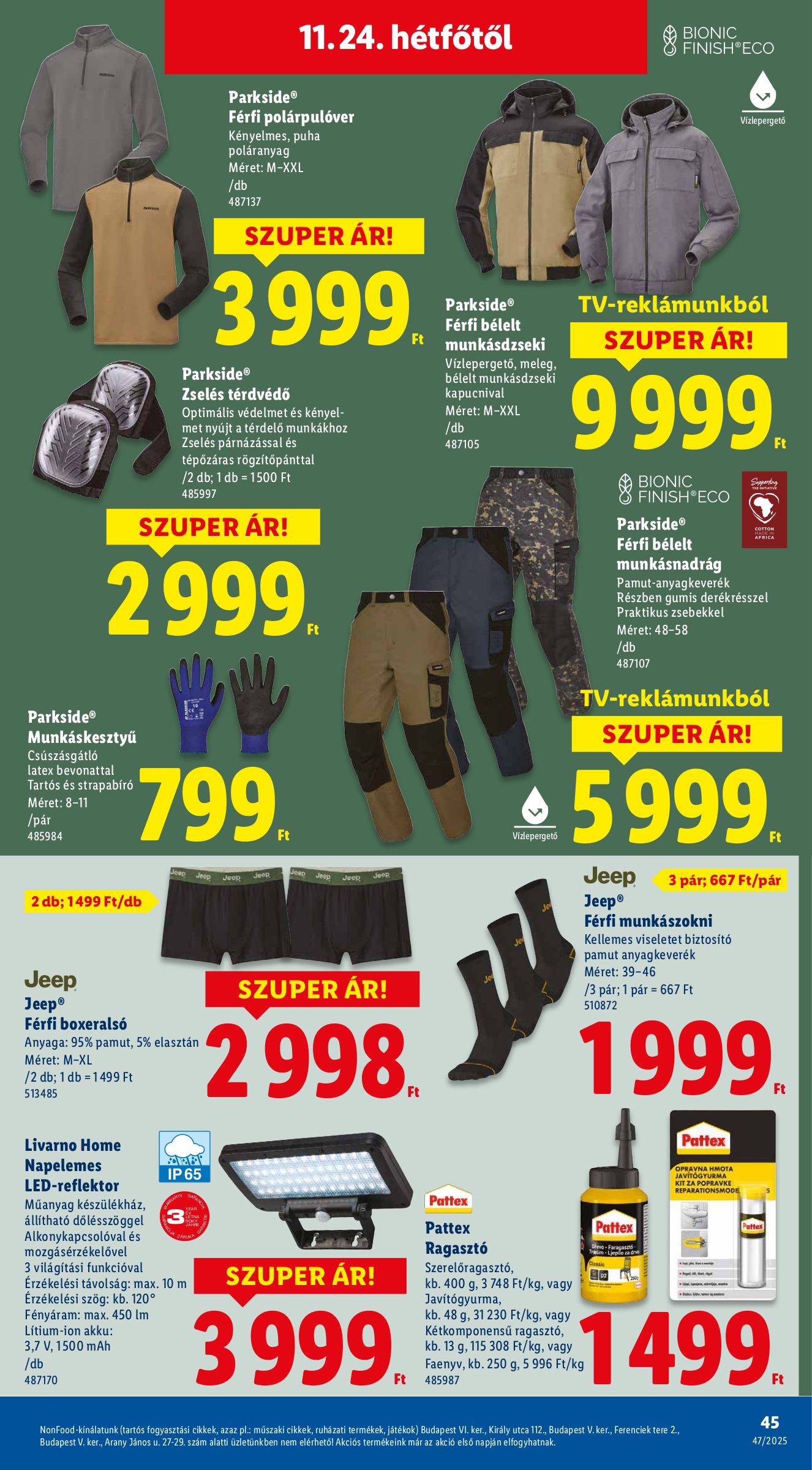 lidl - Lidl akciós újság, érvényes 11.20. - 11.26. - page: 45