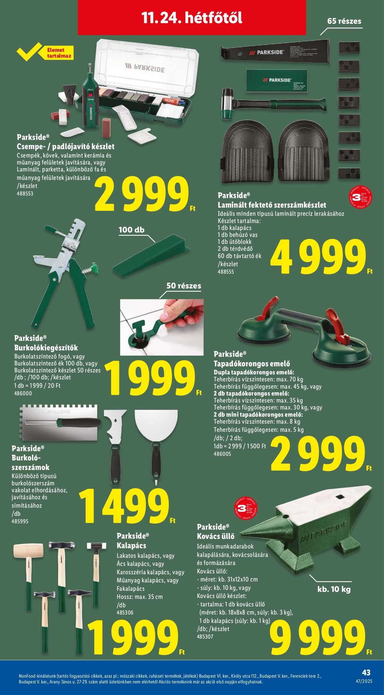 lidl - Lidl akciós újság, érvényes 11.20. - 11.26. - page: 43