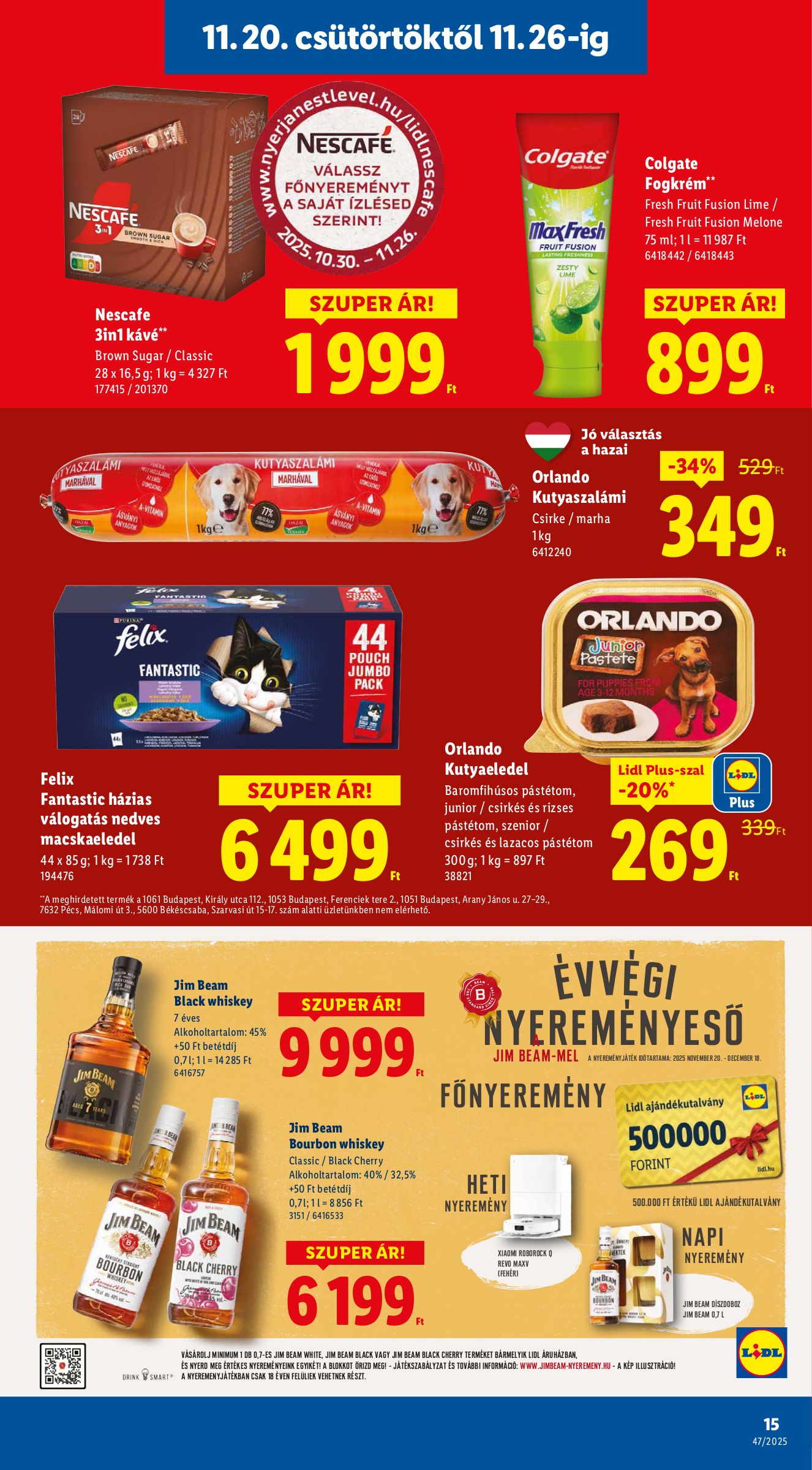 lidl - Lidl akciós újság, érvényes 11.20. - 11.26. - page: 15