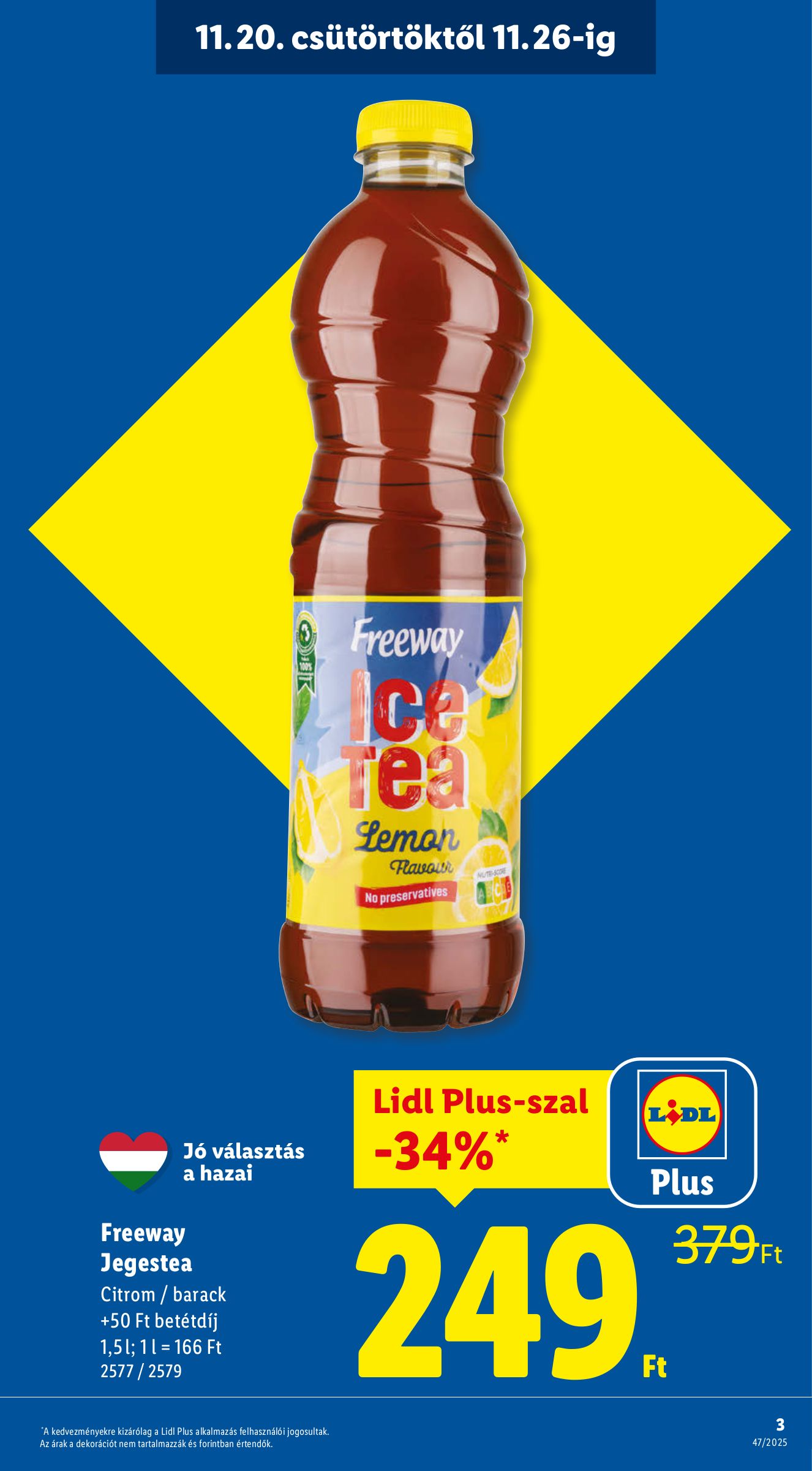 lidl - Lidl akciós újság, érvényes 11.20. - 11.26. - page: 3
