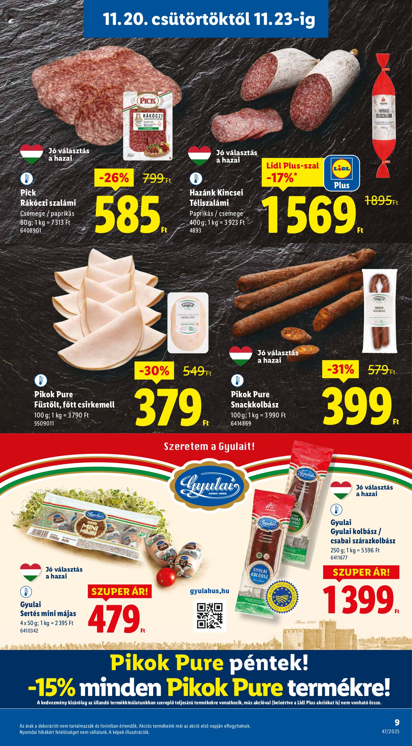 lidl - Lidl akciós újság, érvényes 11.20. - 11.26. - page: 9