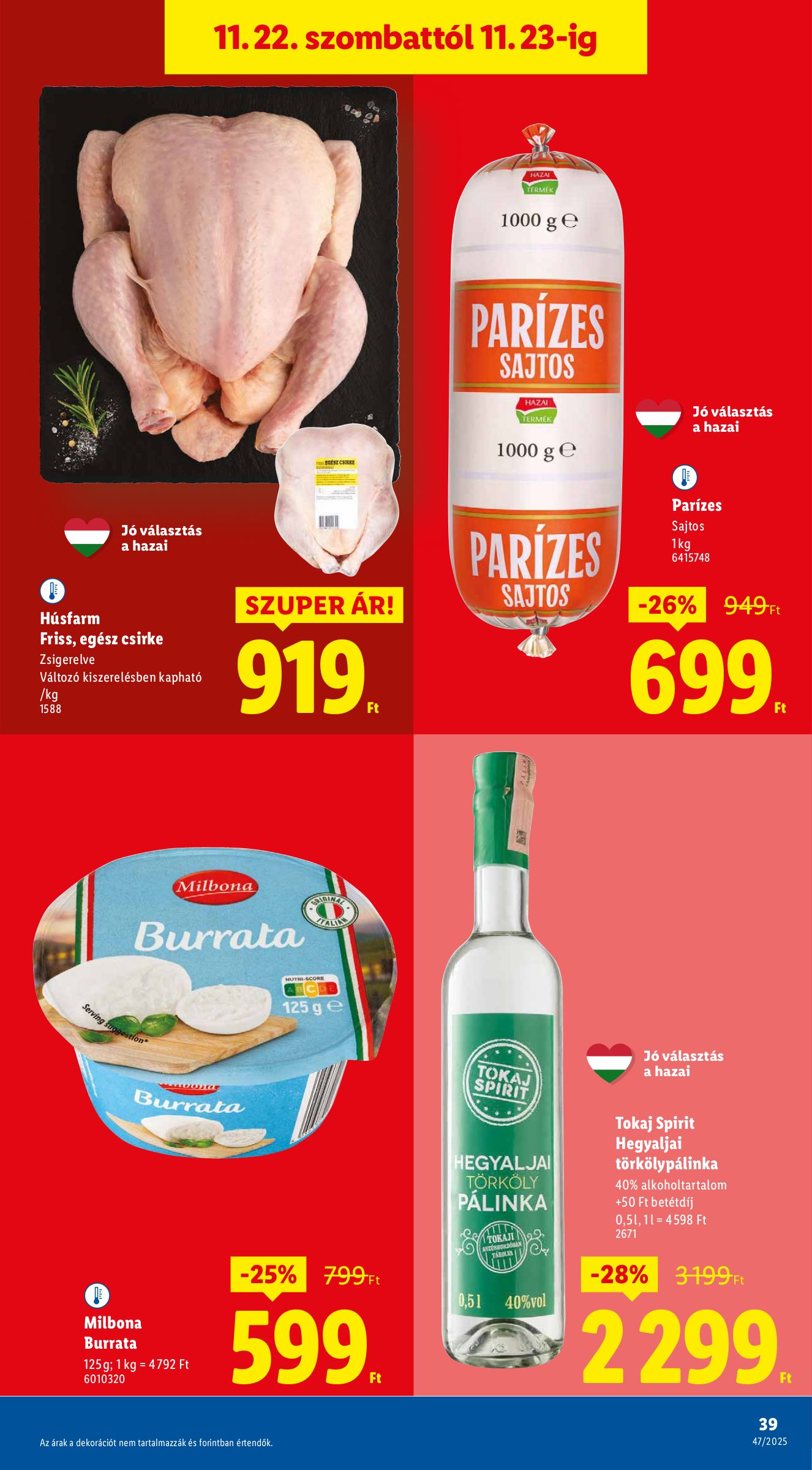 lidl - Lidl akciós újság, érvényes 11.20. - 11.26. - page: 39