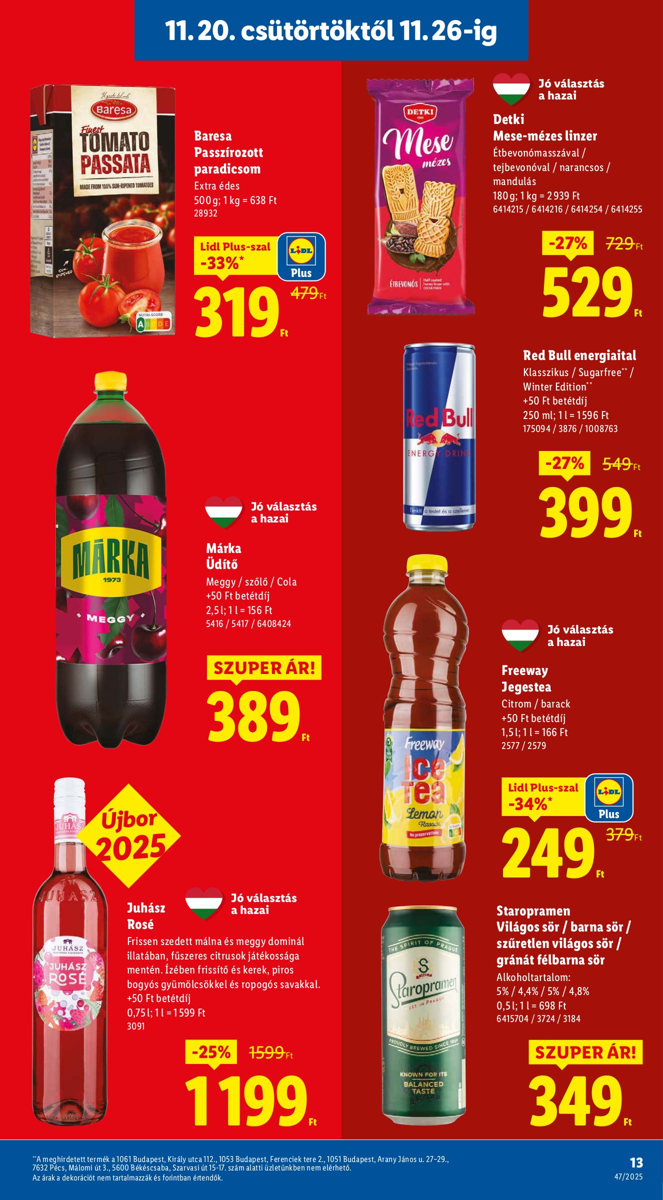 lidl - Lidl akciós újság, érvényes 11.20. - 11.26. - page: 13