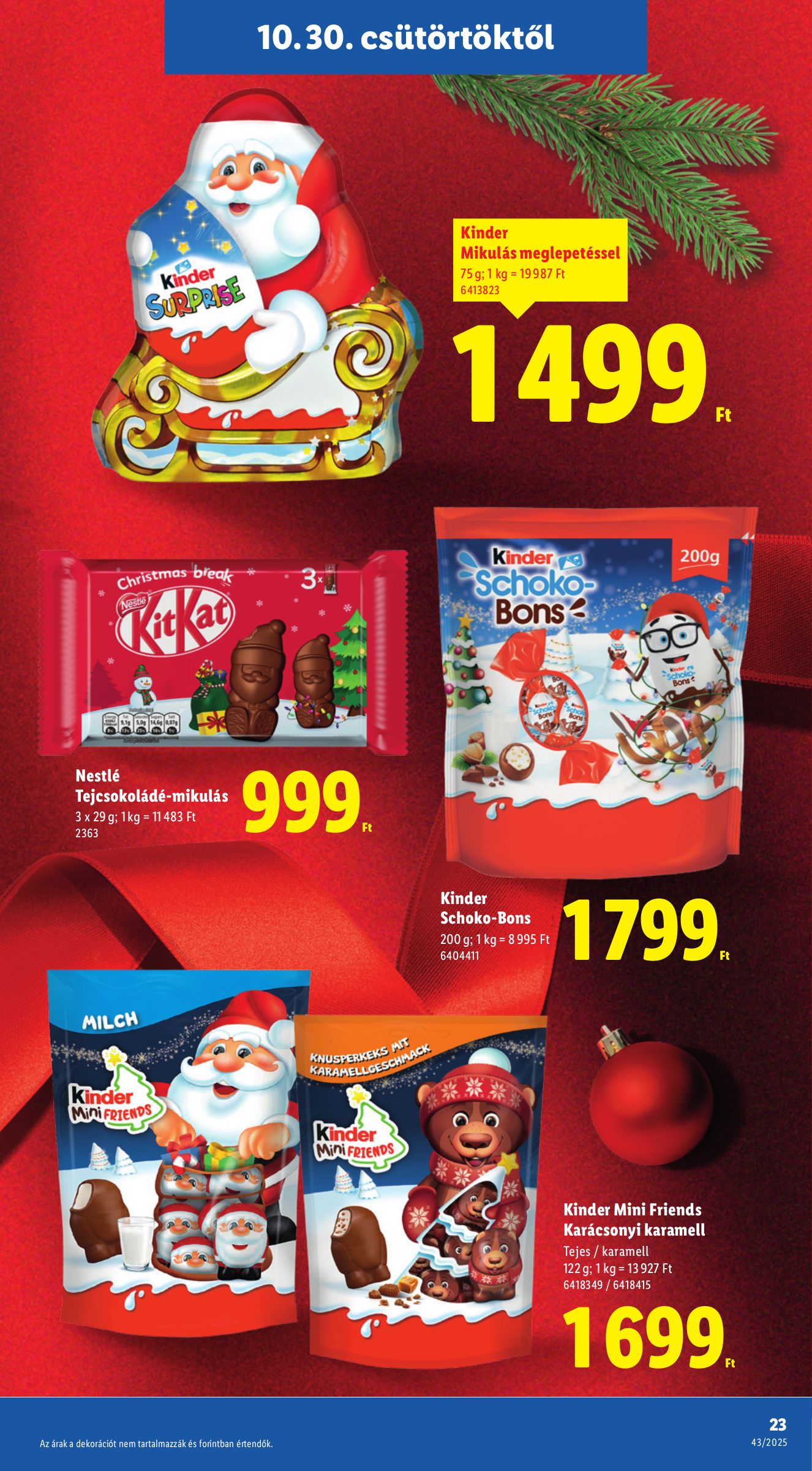 lidl - Lidl akciós újság, érvényes 10.19. - 12.14. - page: 23