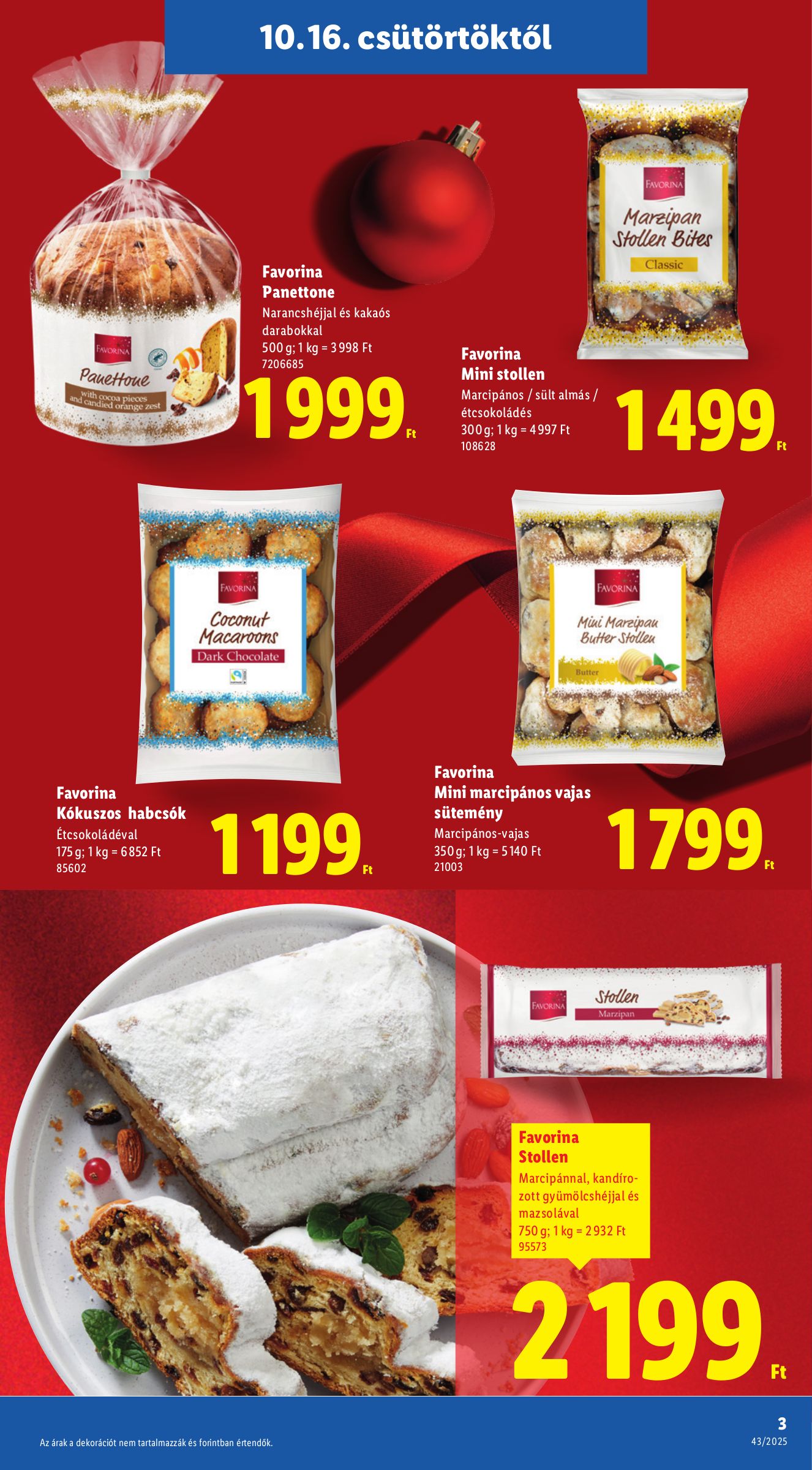 lidl - Lidl akciós újság, érvényes 10.19. - 12.14. - page: 3