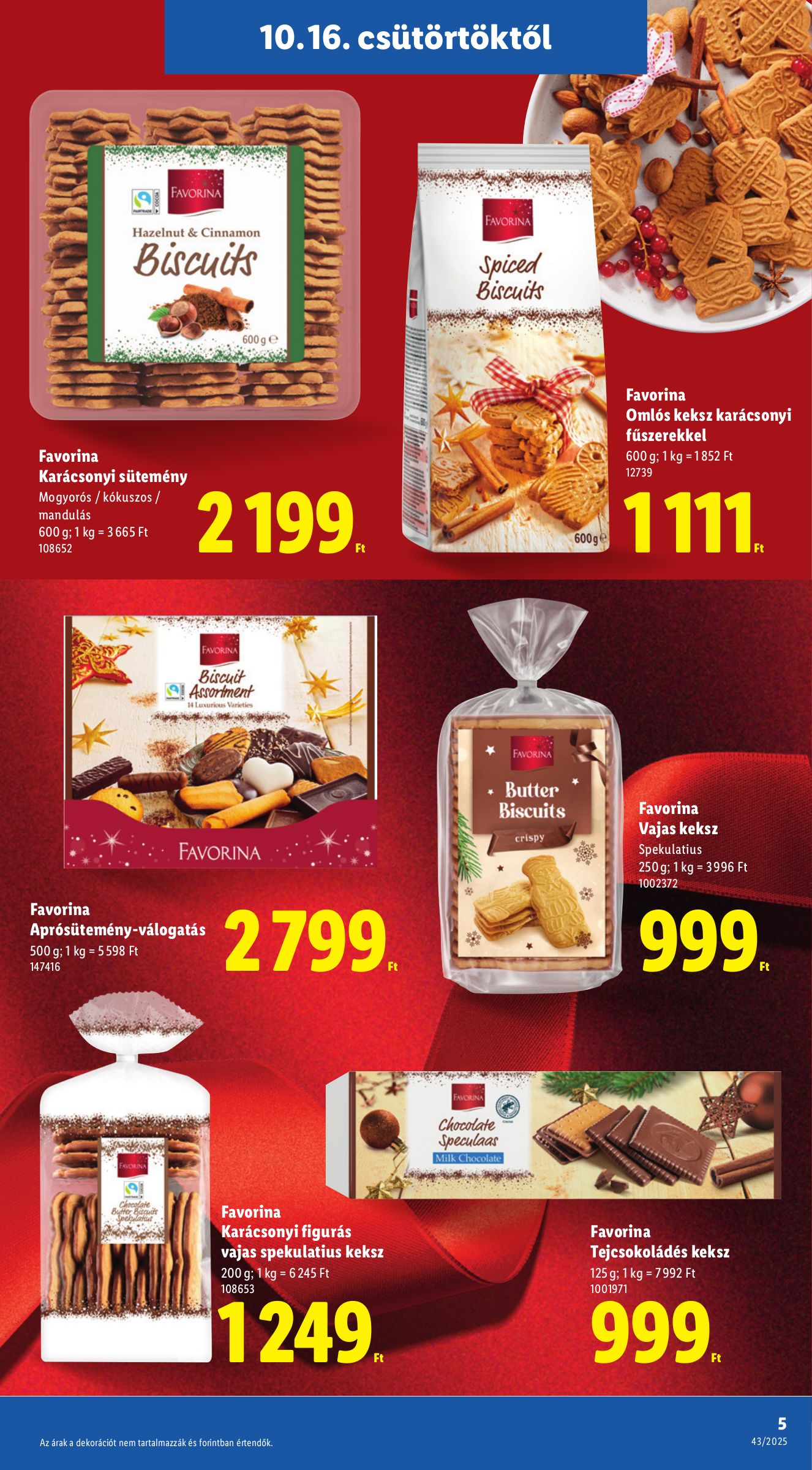 lidl - Lidl akciós újság, érvényes 10.19. - 12.14. - page: 5
