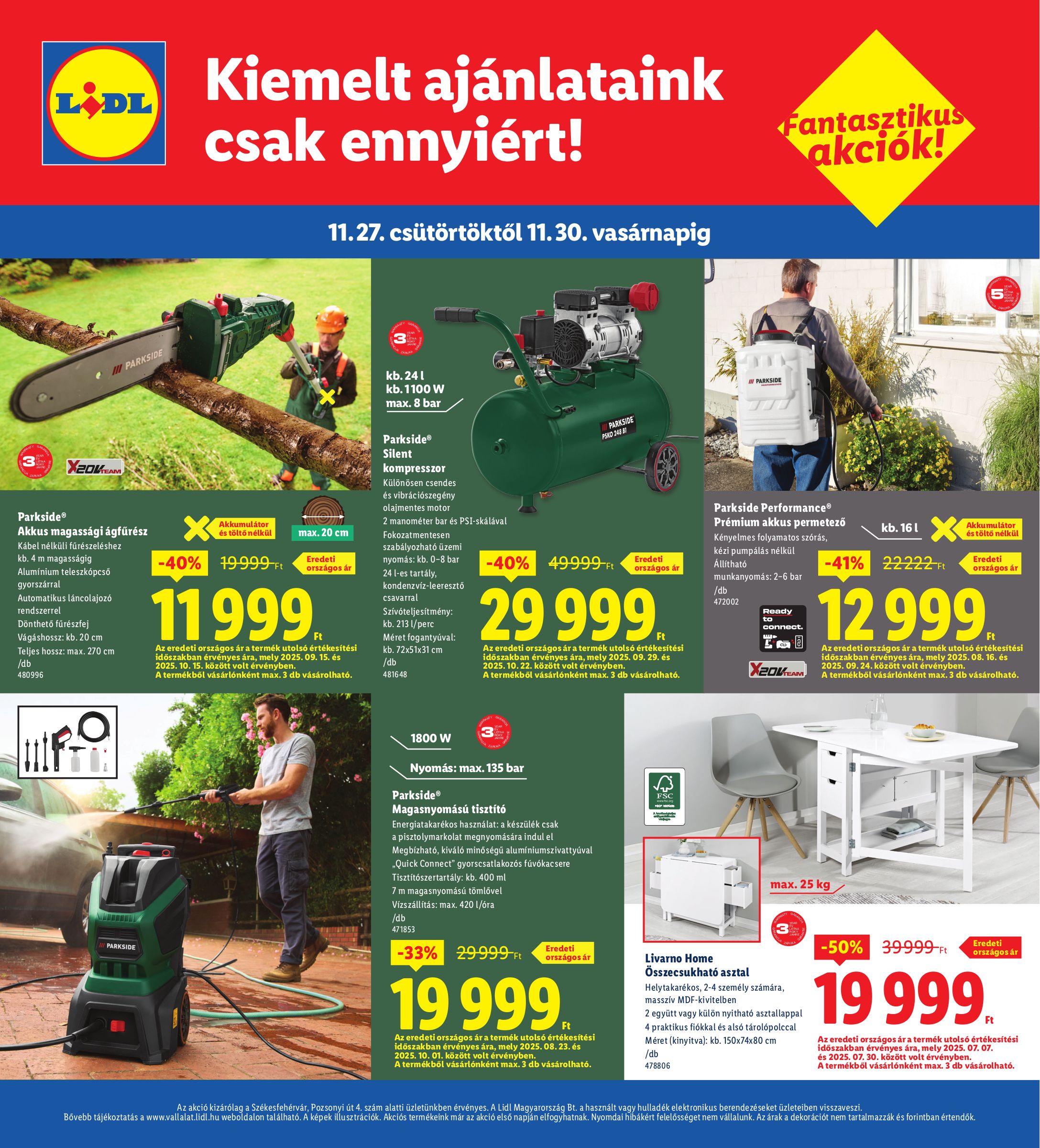 lidl - Lidl - Székesfehérvár akciós újság, érvényes 11.27. - 11.30. - page: 4